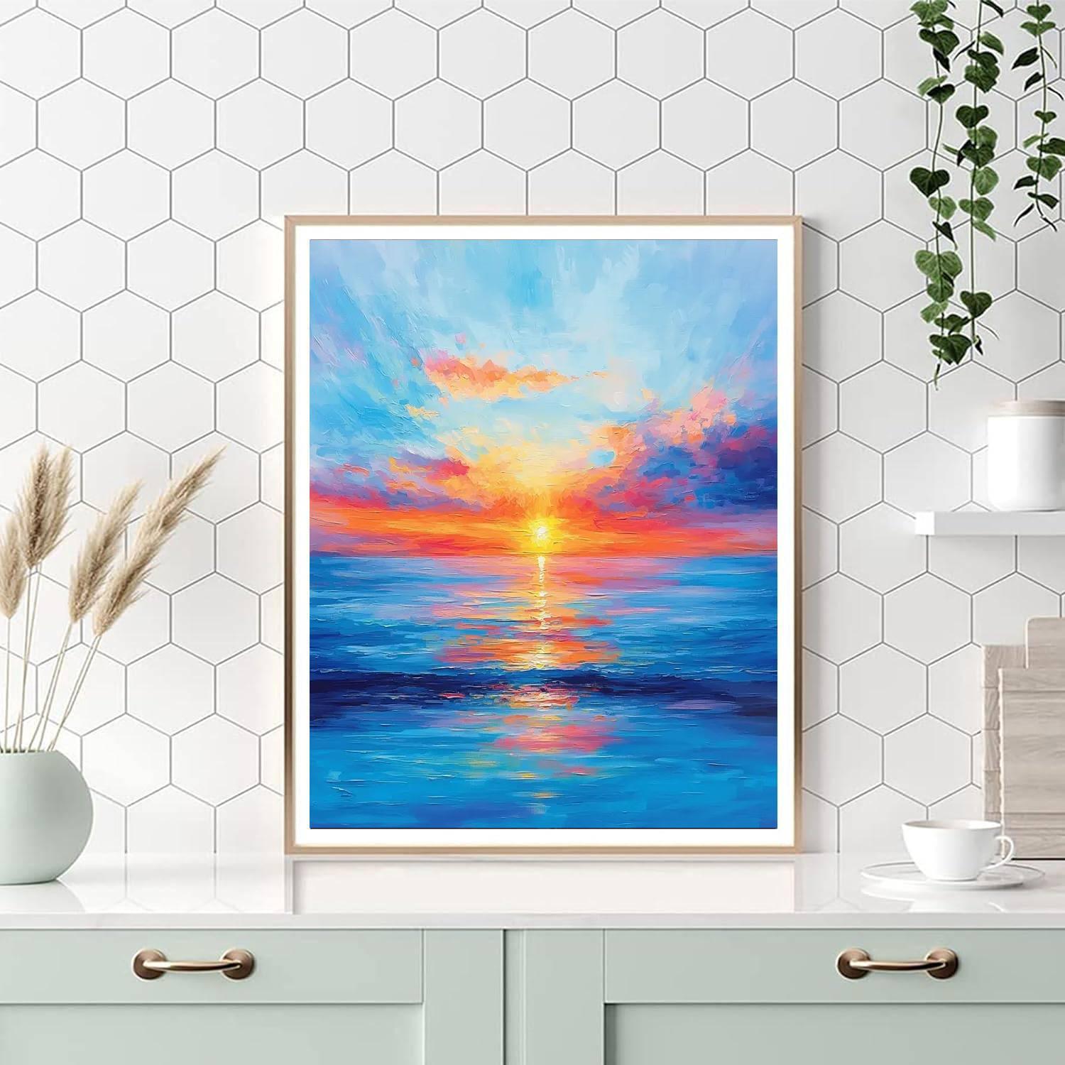 Claude Monet Inspired Impressionist Skies  Paint By Number