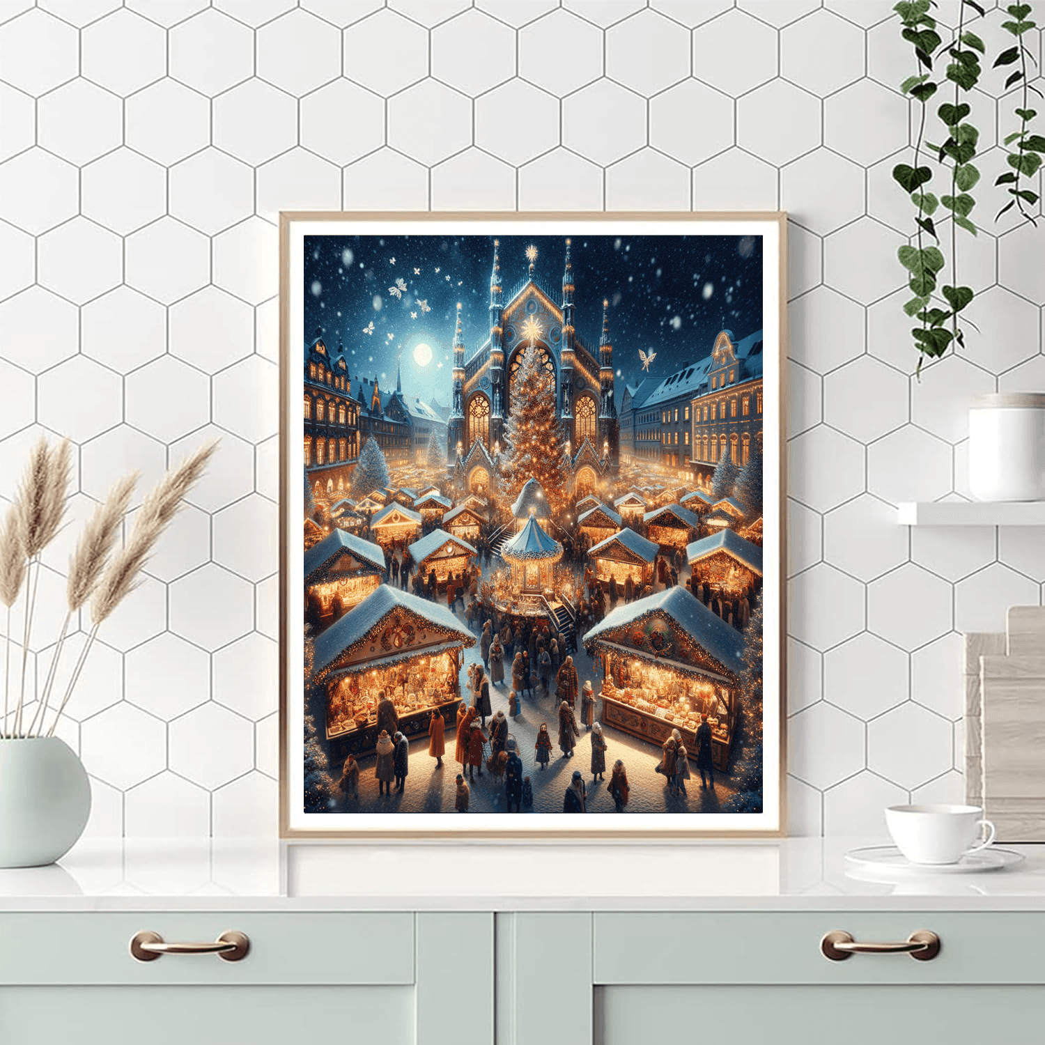 Krakow Christmas Market Paint By Numbers Kits