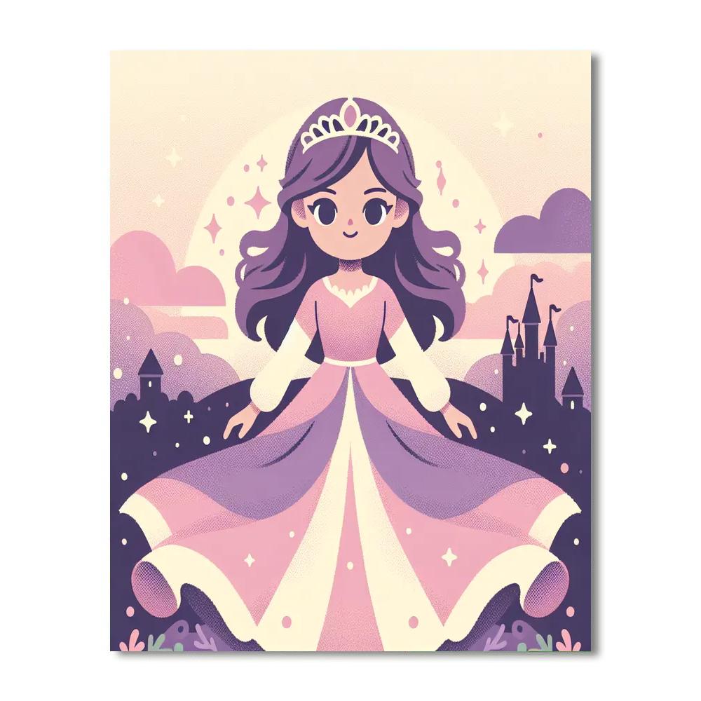 Royal Princess Fantasy Paint By Numbers Art