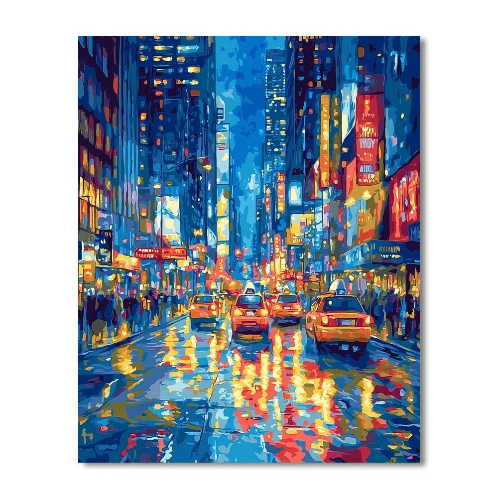 Edward Hopper Inspired City Lights Reverie  Paint By Numbers Kits
