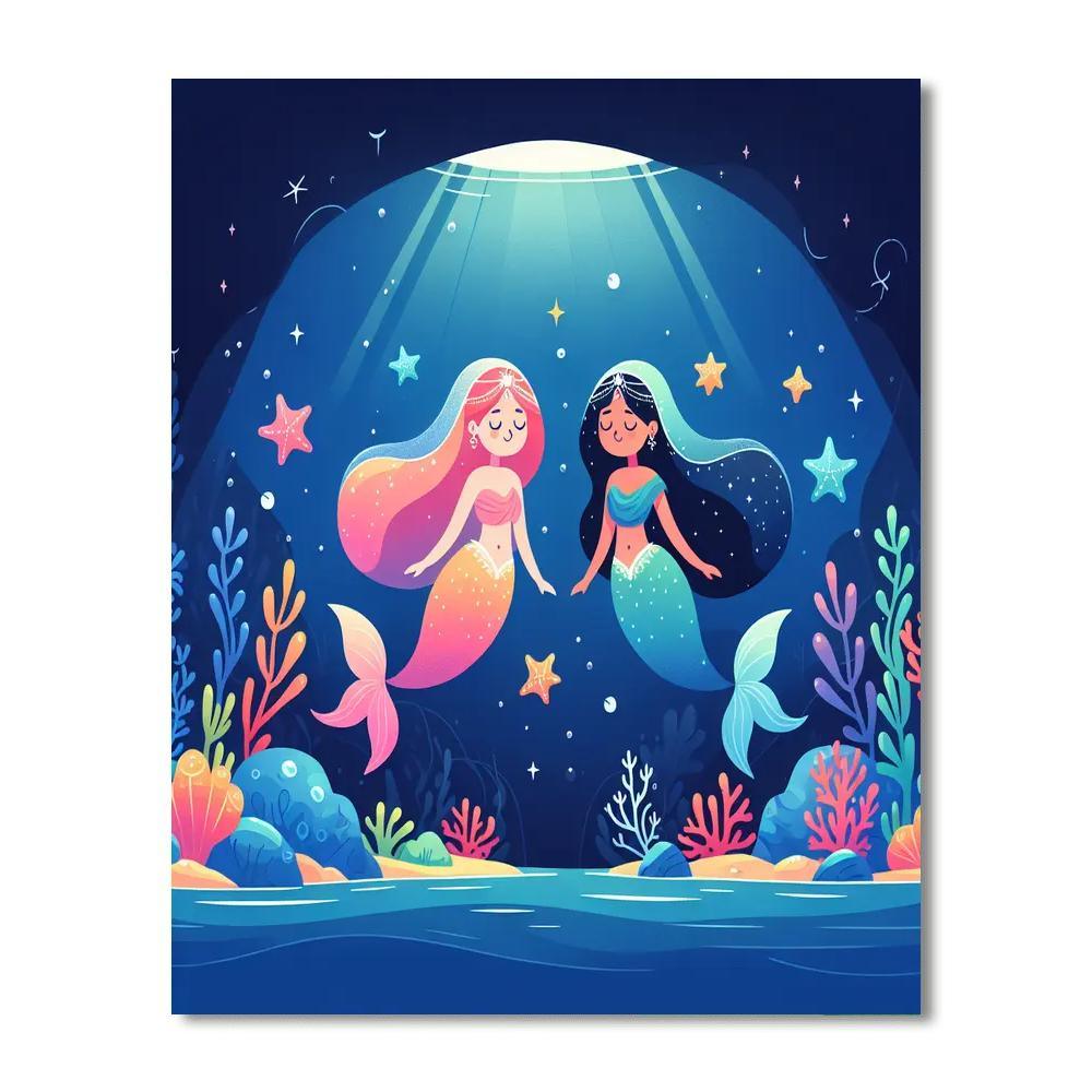 Enchanted Lagoon Escape Numbered Painting Kits