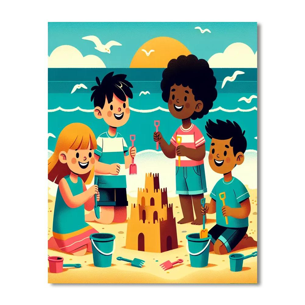 Beachside Paradise Numbered Painting Kits