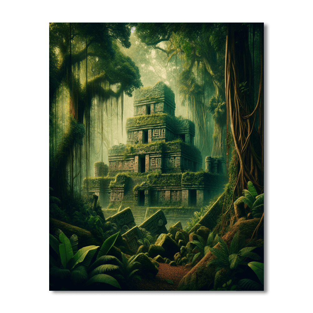 Ancient Mayan Mysteries DIY Paint By Numbers