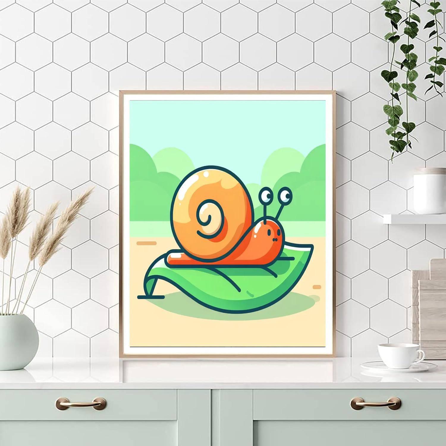 Sneaky Snail Safari Paint By Color