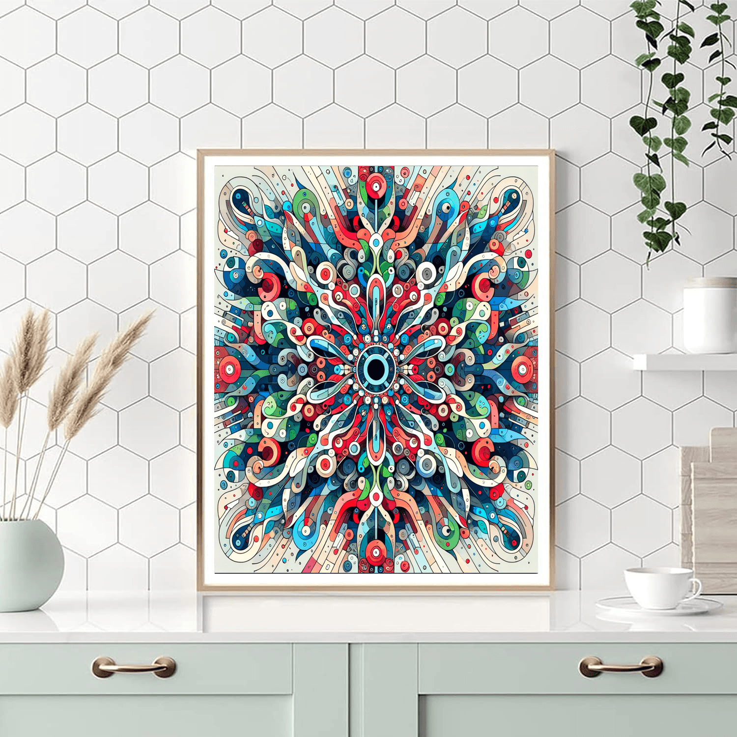 Colorful Kaleidoscope Paint By Numbers Kits
