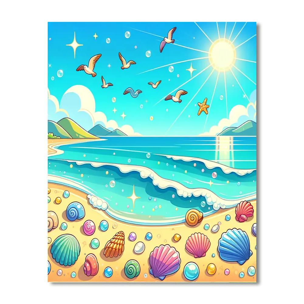 Beachcomber's Delight Painting Number Kit