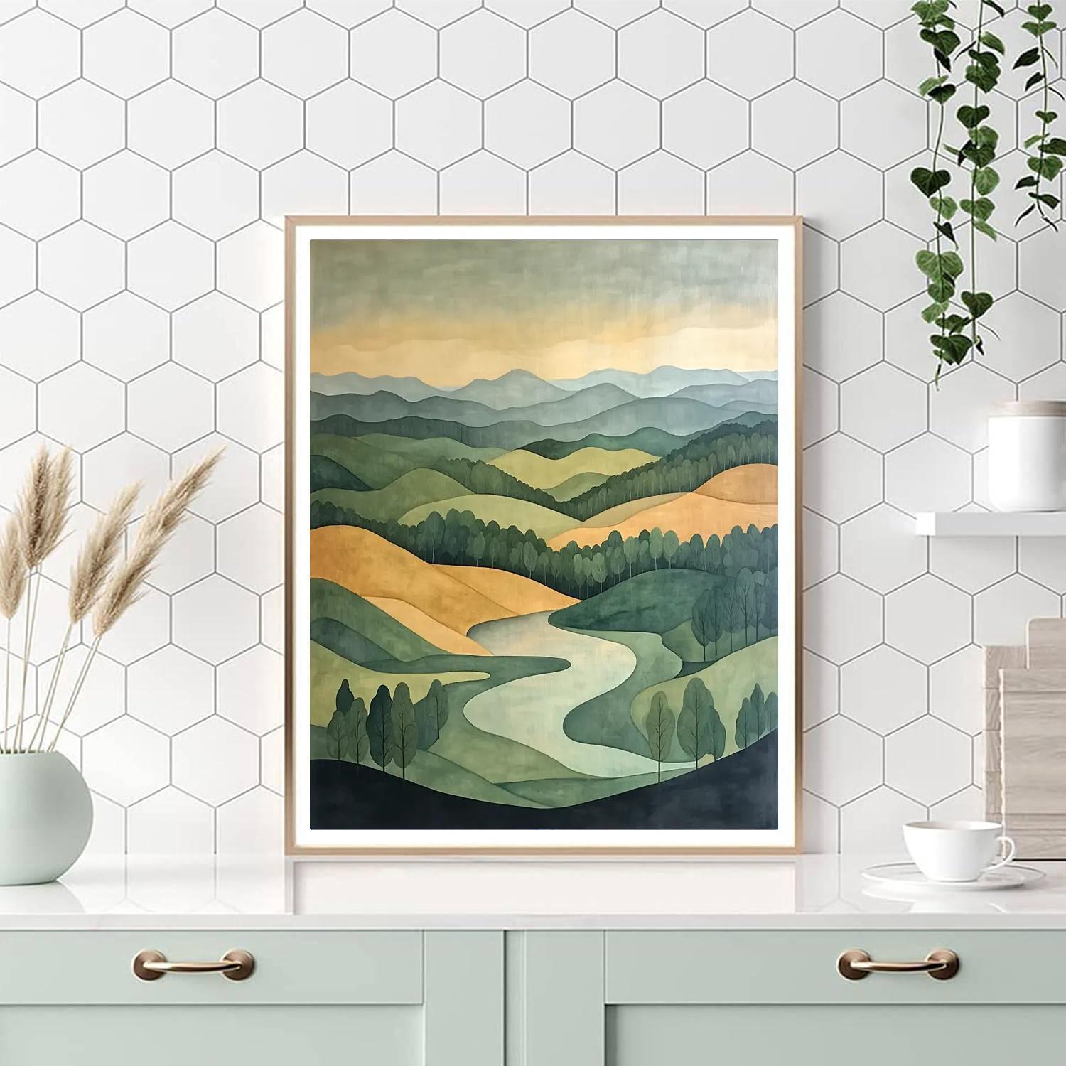 Nandalal Bose Inspired Nature's Cadence  Paint By Numbers