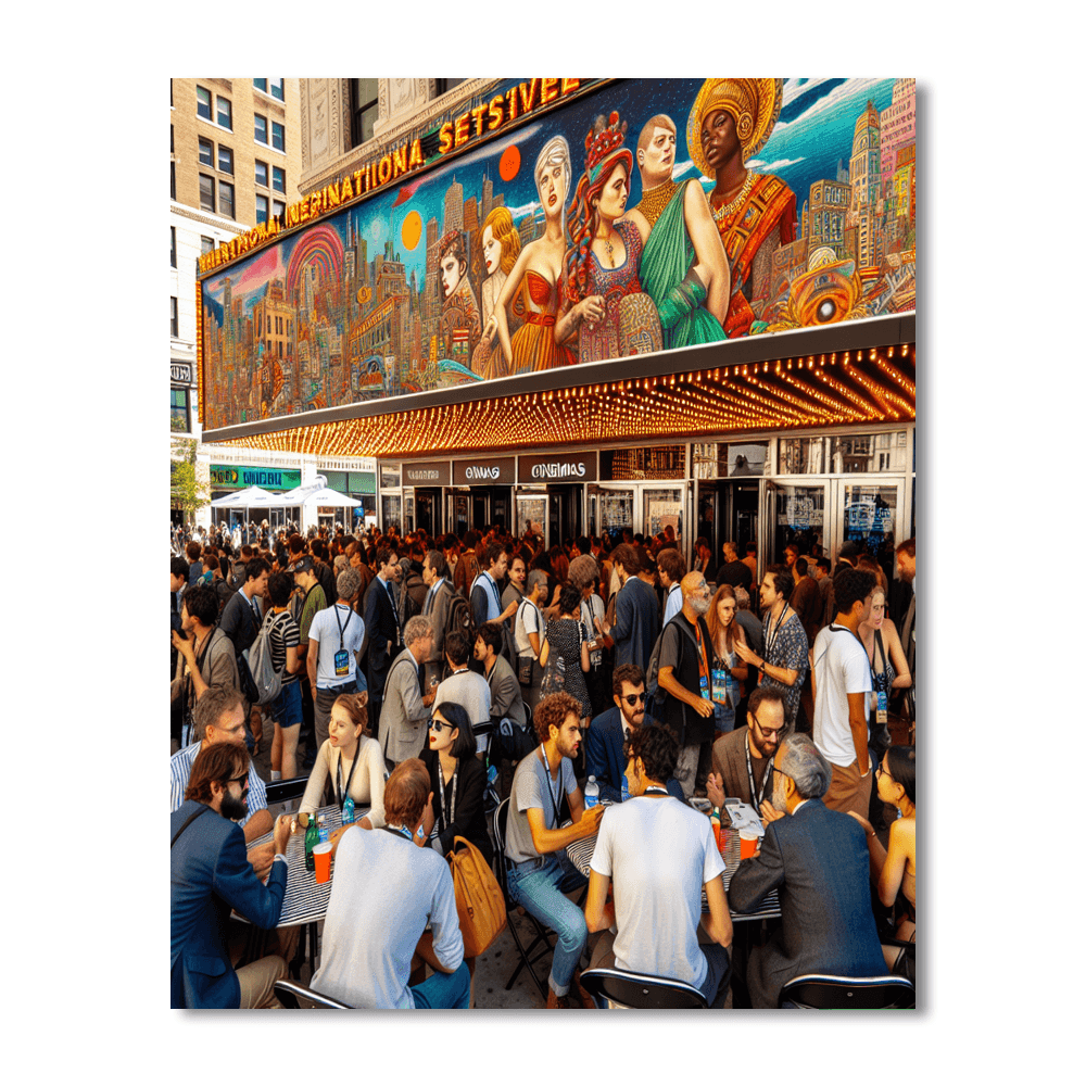 Festival Internacional De Cine - Guadalajara, Mexico Painting By Numbers Kit