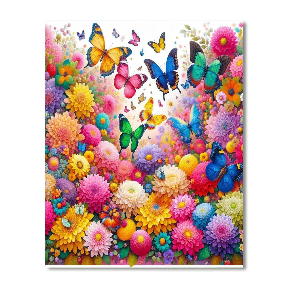 Radiant Butterfly Bliss Painting Number Kit