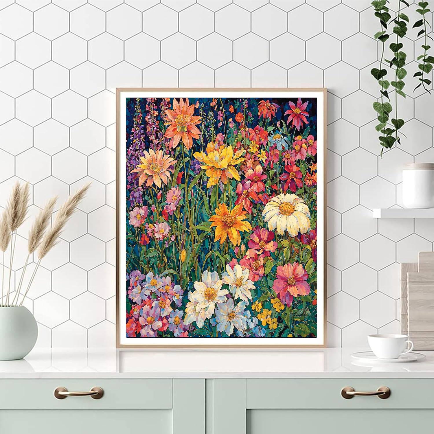 Alphonse Mucha Inspired Enchanted Symphony  Painting Number Kit