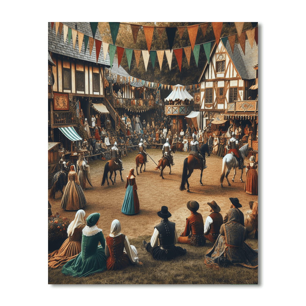 Scarborough Renaissance Festival - Texas, Usa Paint By Numbers