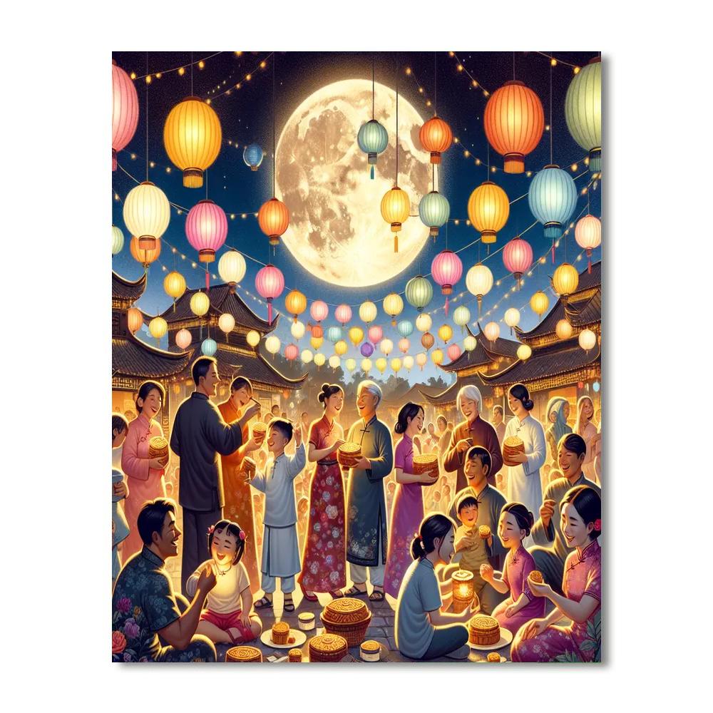 Mooncake Festival Paint By Numbers