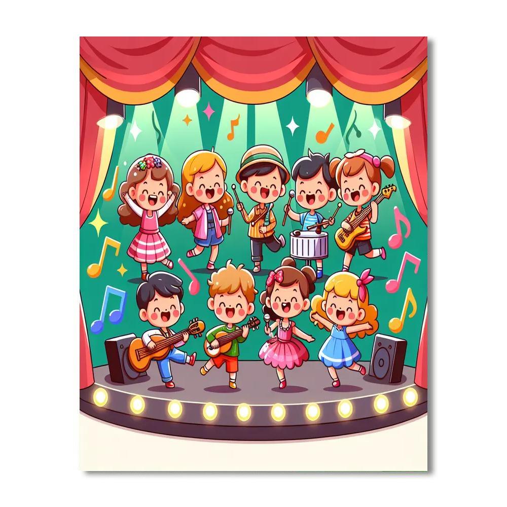 Little Superstars Numbered Painting Kits