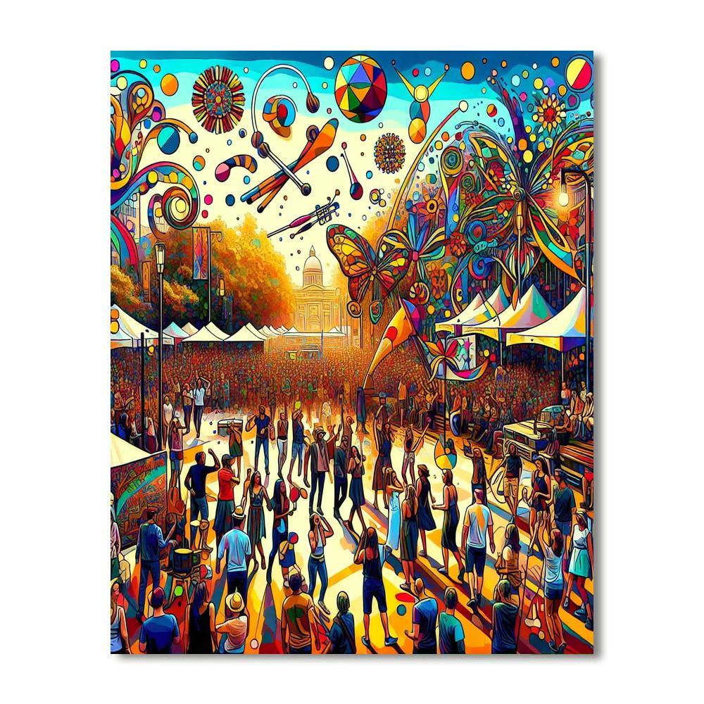 Adelaide Fringe - Adelaide, Australia Paint By Color