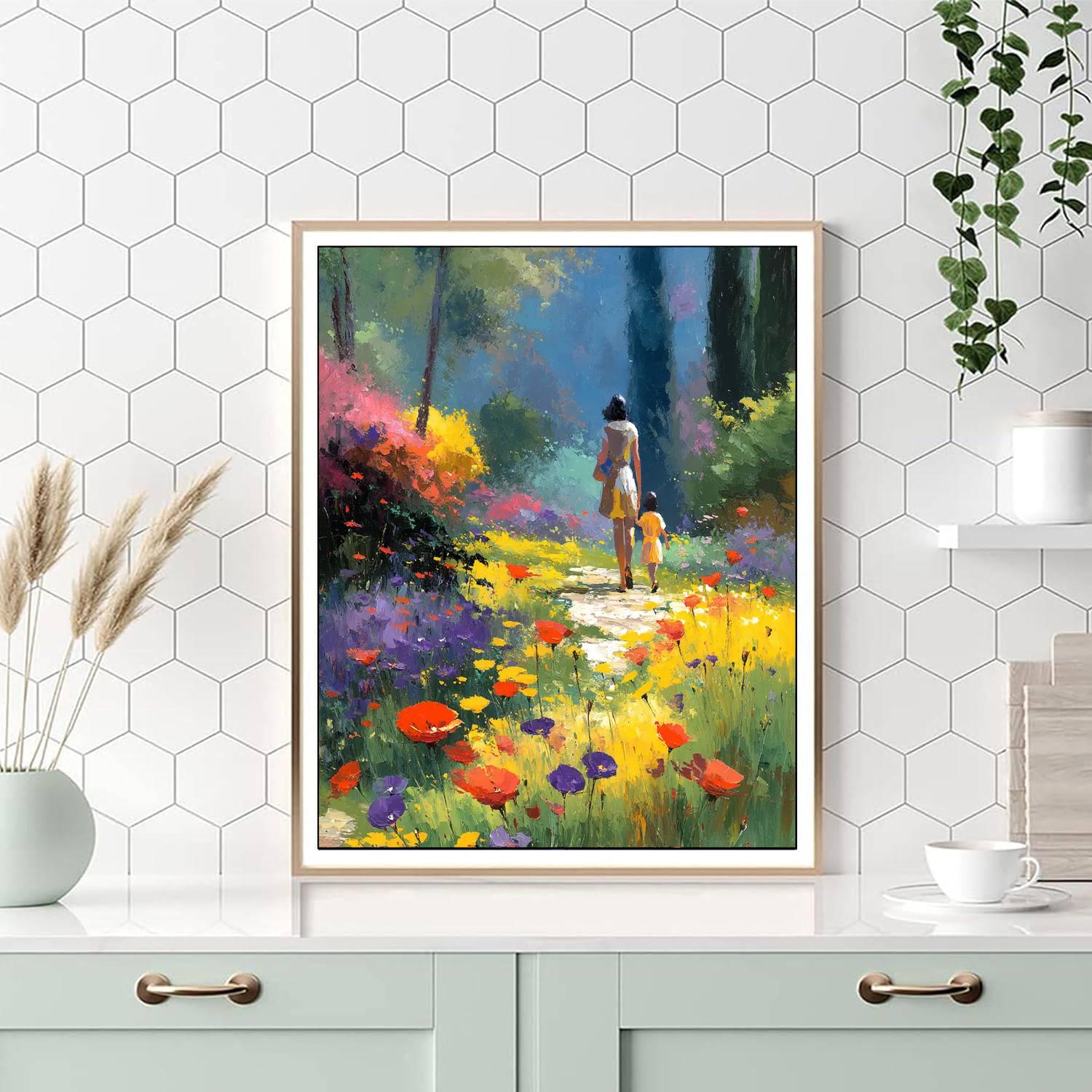 Hearts Among The Blossoms Paint By Numbers Kits