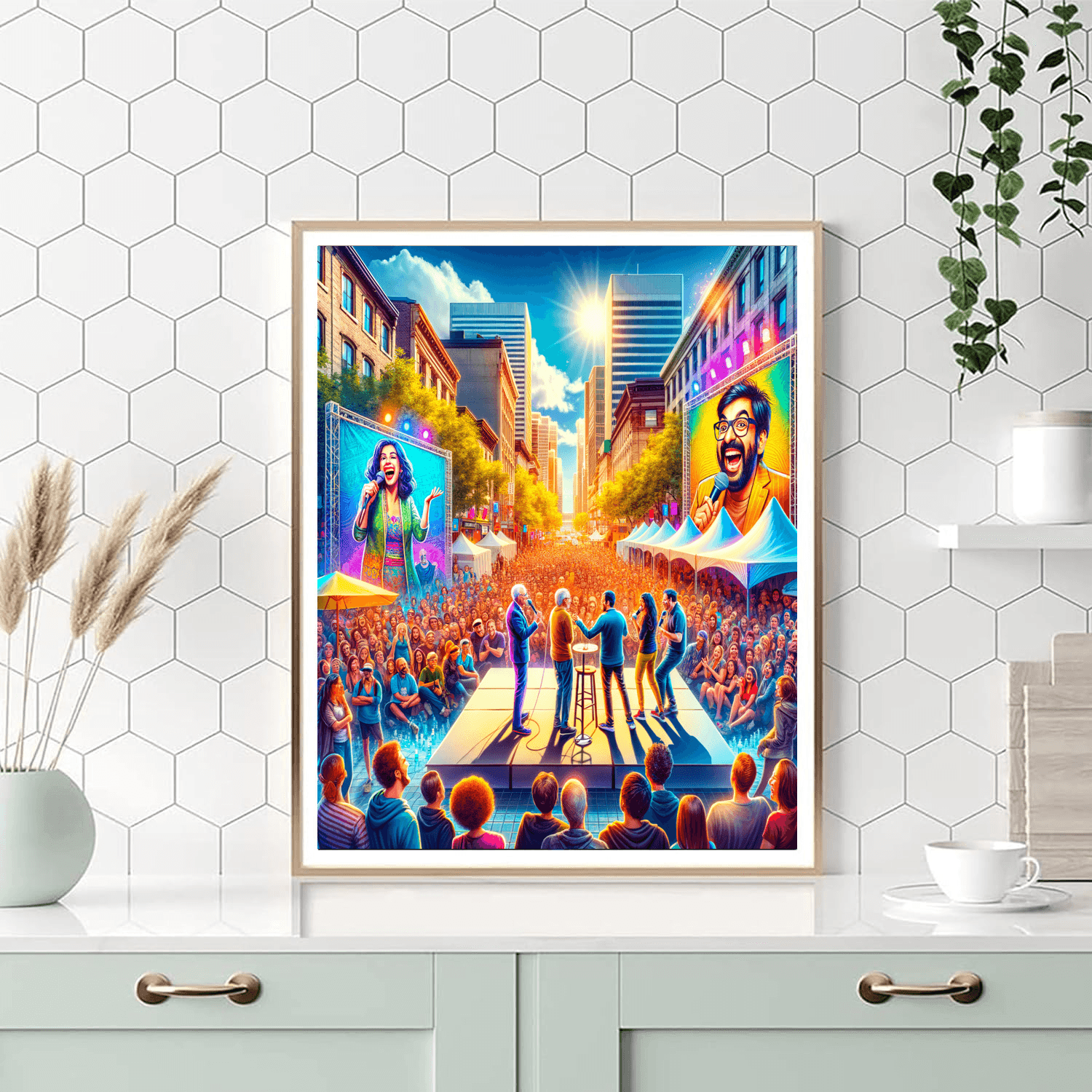 Just For Laughs Festival - Canada Number Painting