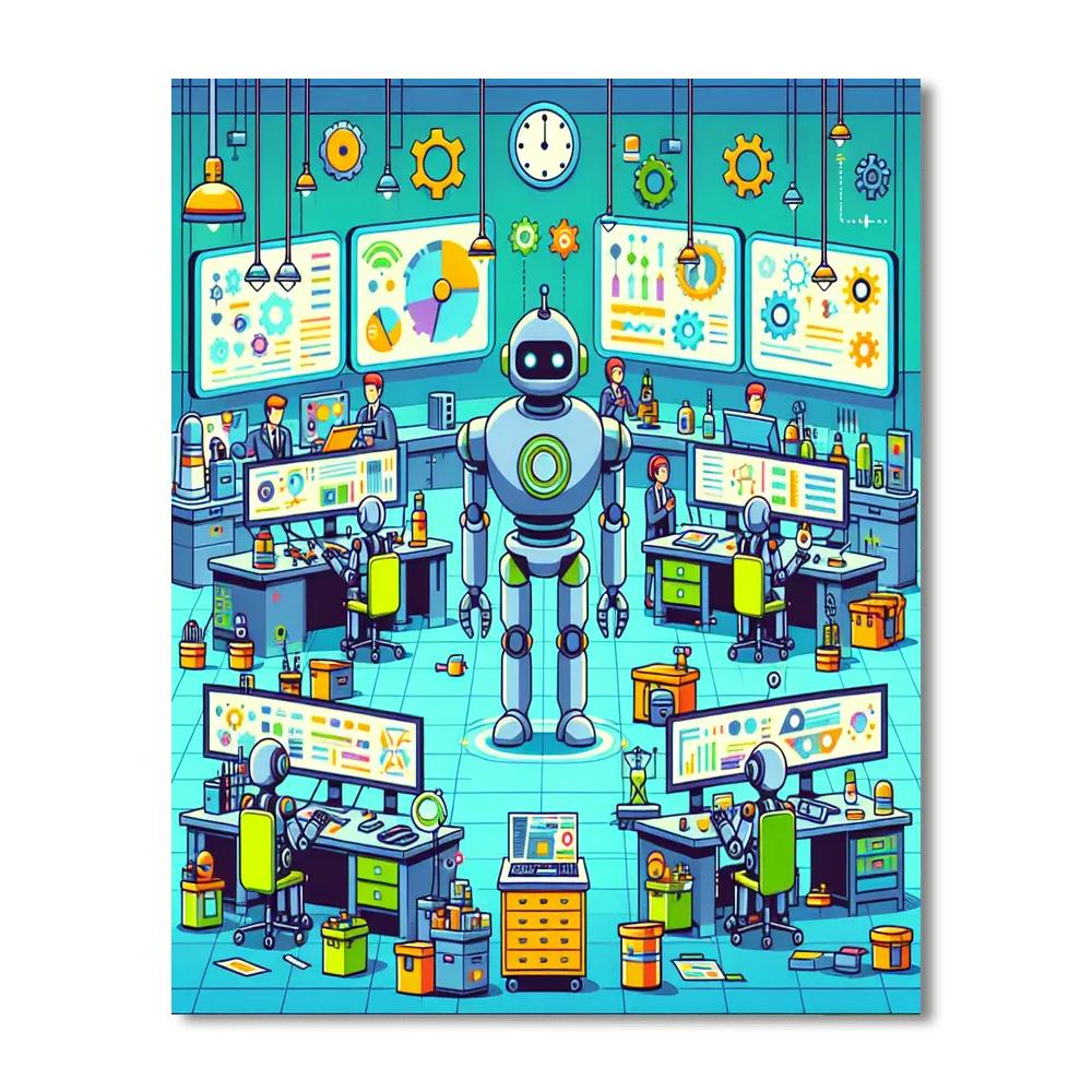 Robot Innovators League Numbered Painting Kits