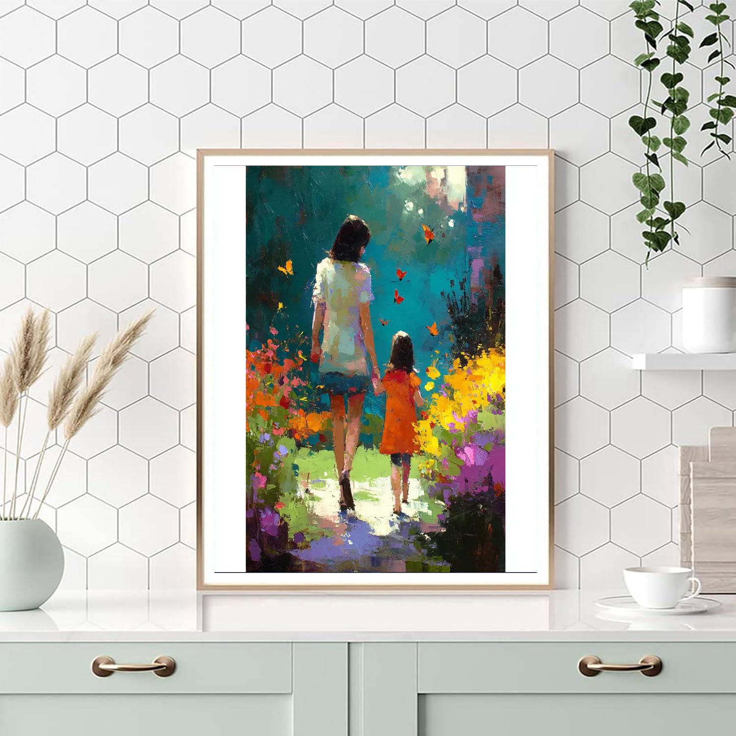 Whimsical Garden Stroll Paint By Color
