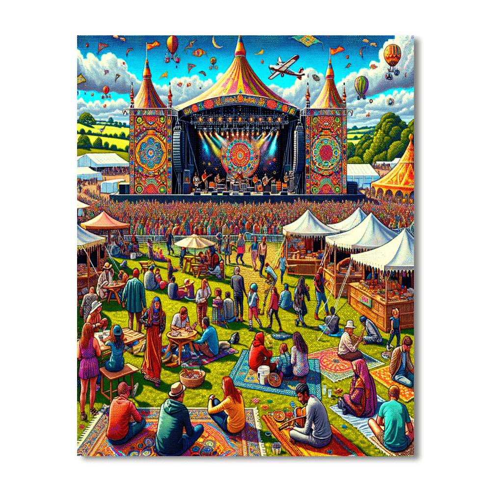 Womad - Uk Numbered Painting Kits