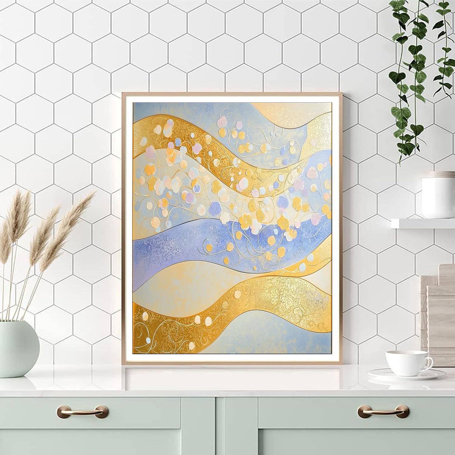 Gustav Klimt Inspired Harmonious Whispers  Paint By Color