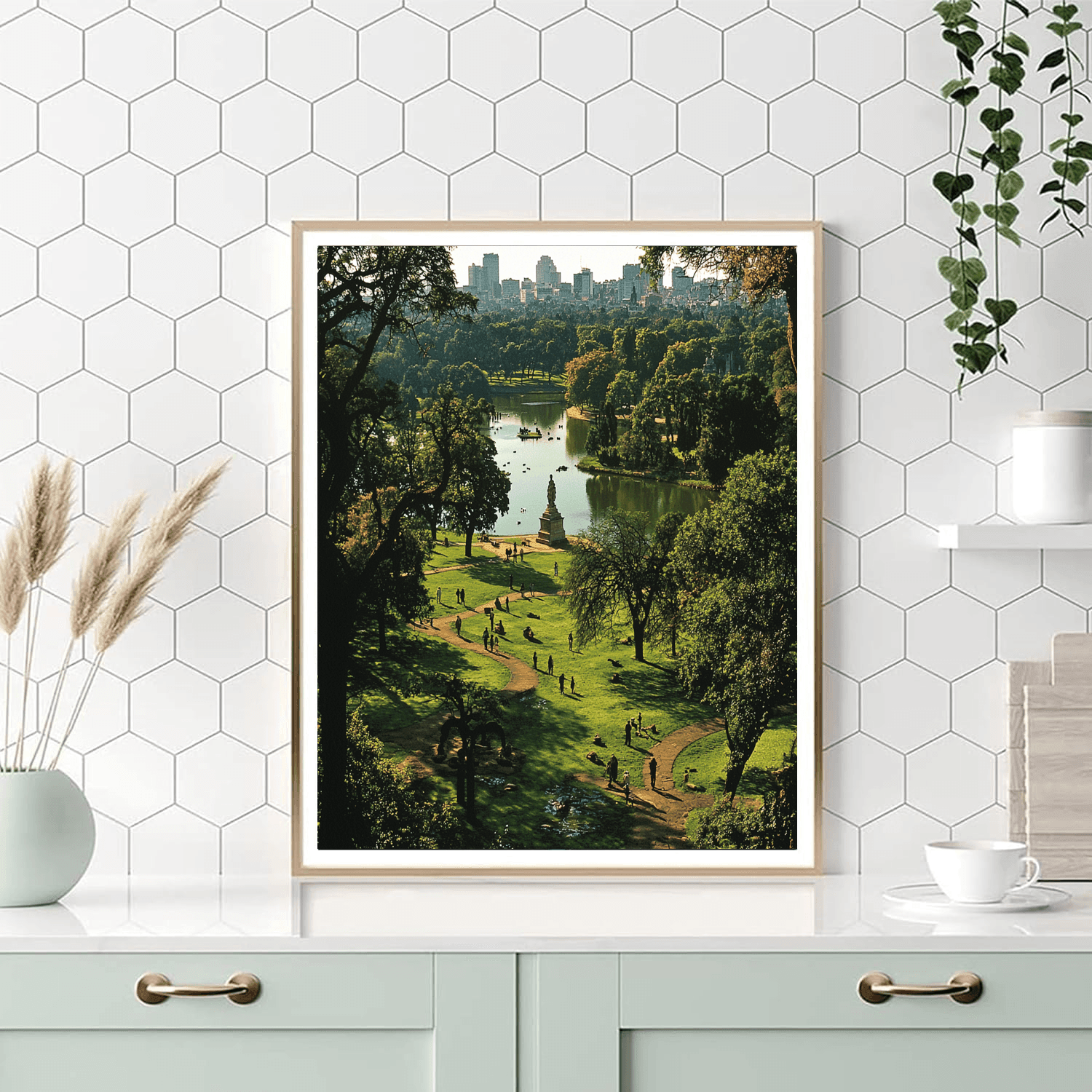 Bosque De Chapultepec - Mexico City Paint By Numbers