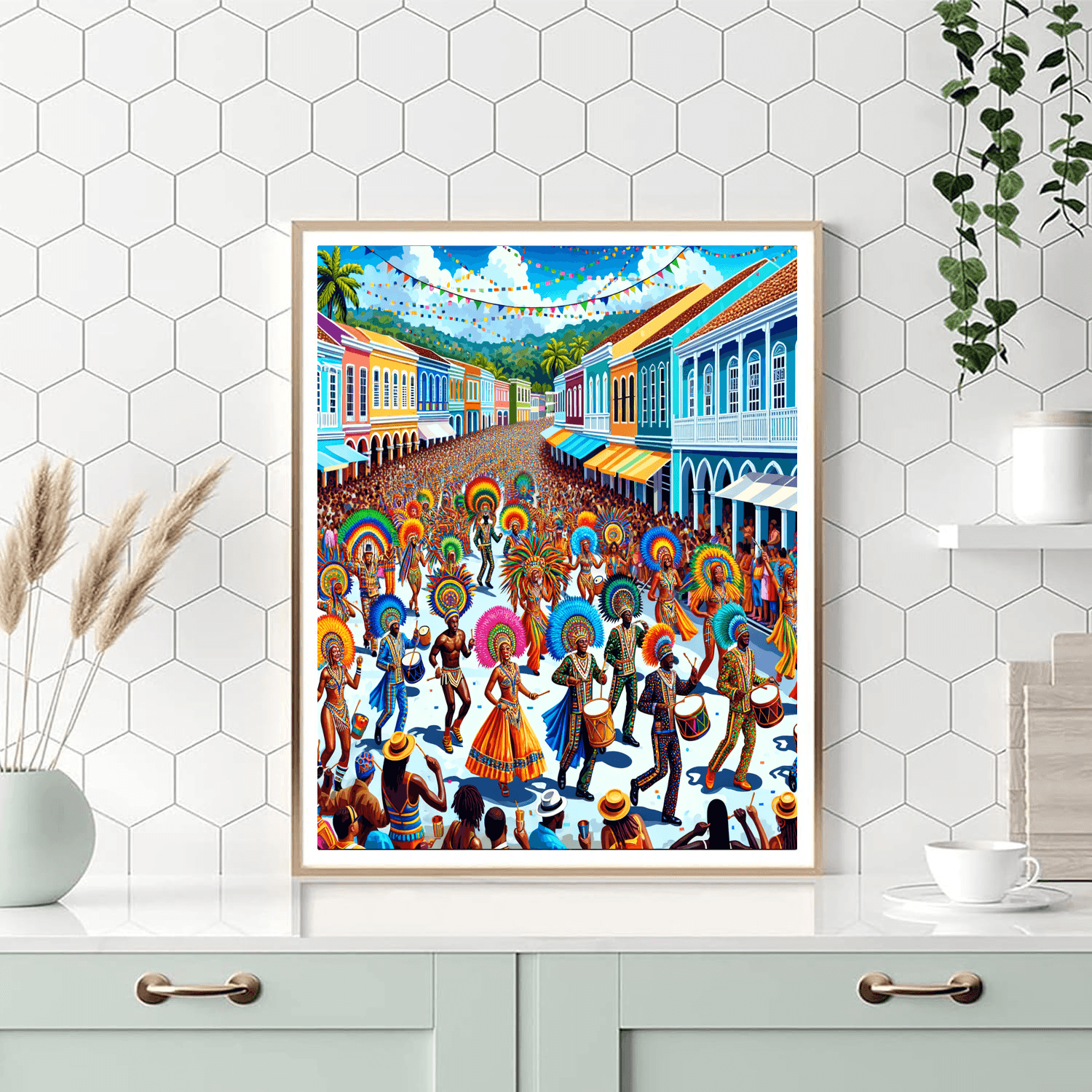 Junkanoo - Bahamas Paint By Color