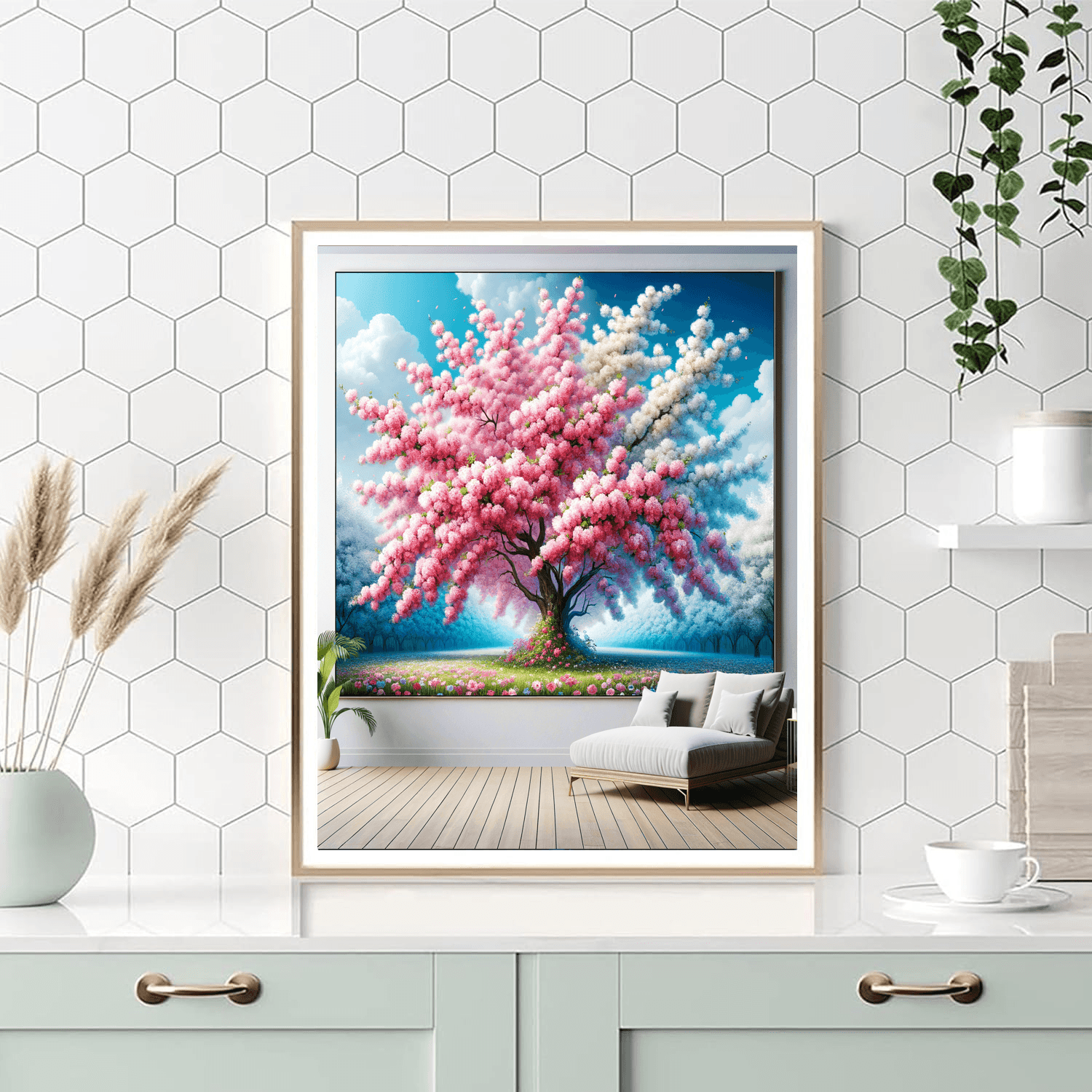 Radiant Blossom Tree DIY Paint By Numbers