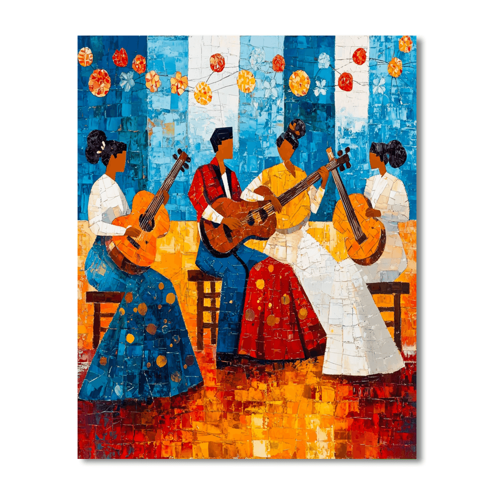 Pablo Picasso Inspired Picasso's Fiesta  Paint By Numbers Kits