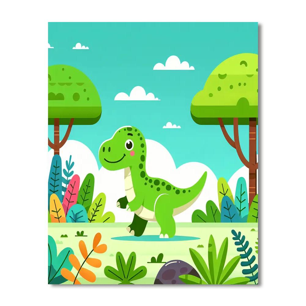 Fantastic Dinosaur Numbered Painting Kits
