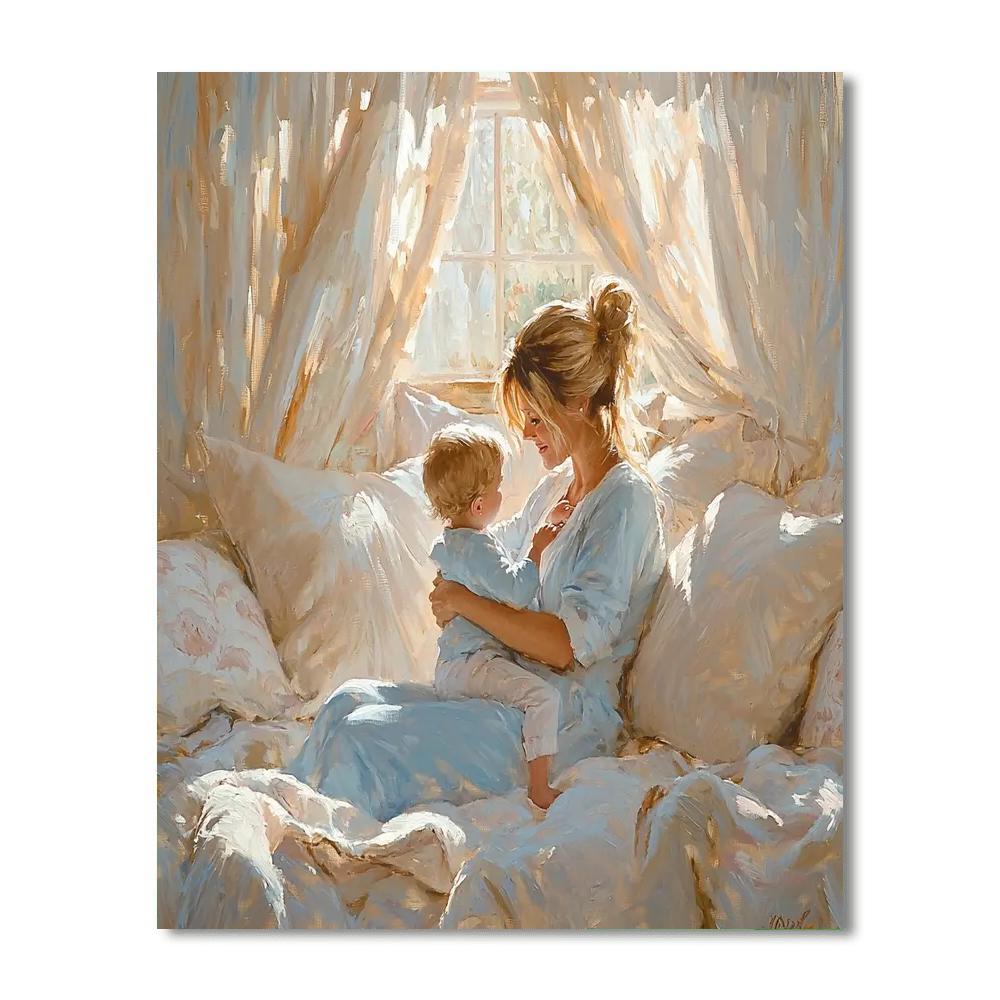 The Morning Cuddle Paint By Color