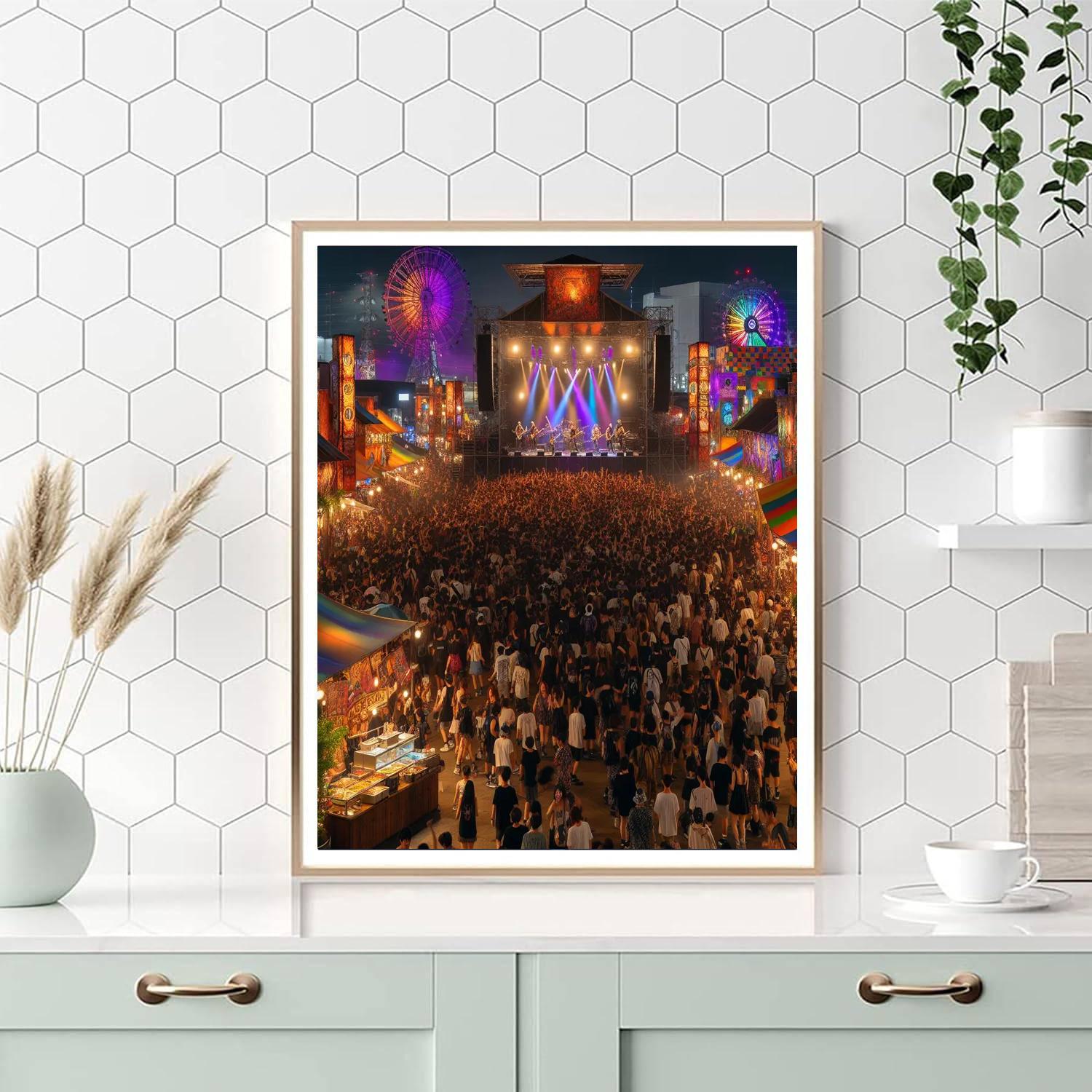 Summer Sonic Festival - Tokyo, Japan Paint By Numbers Kits