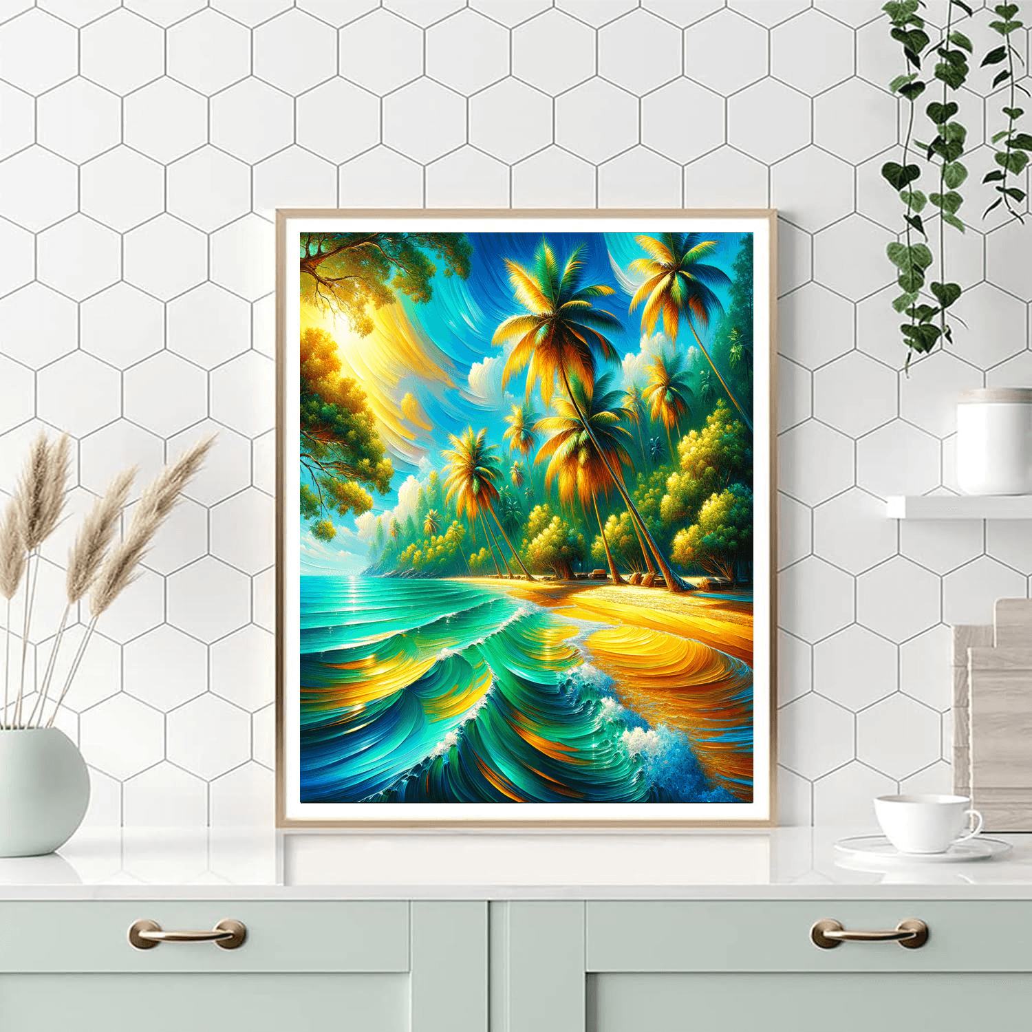 Fantasy Island Getaway Numbered Painting Kits