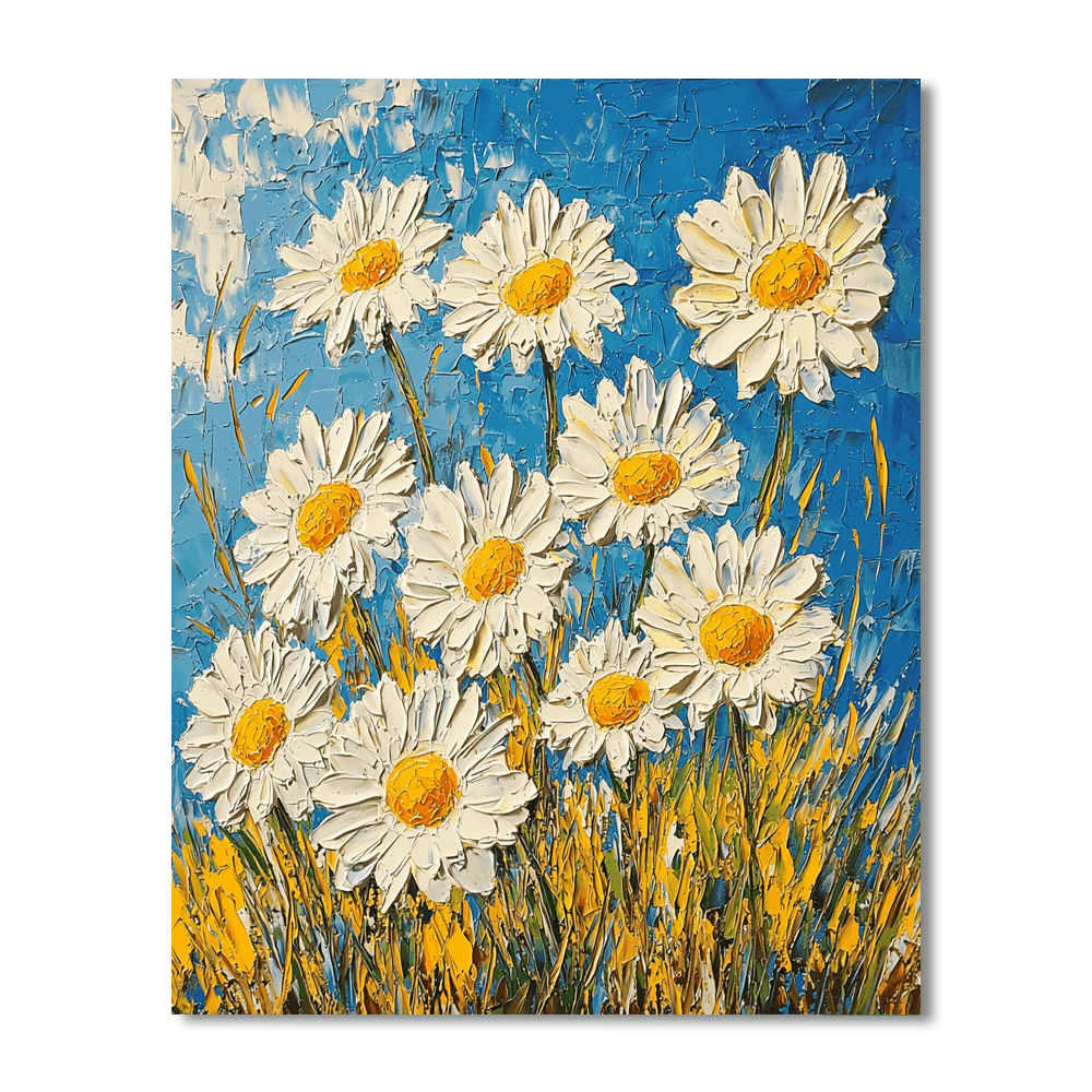 Vincent Van Gogh Inspired Dance Of The Daisies  Painting By Numbers Kit