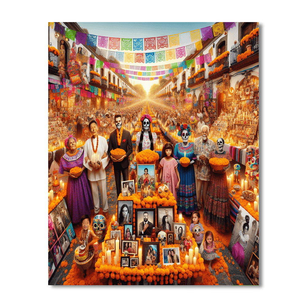 Día De Muertos - Mexico DIY Paint By Numbers