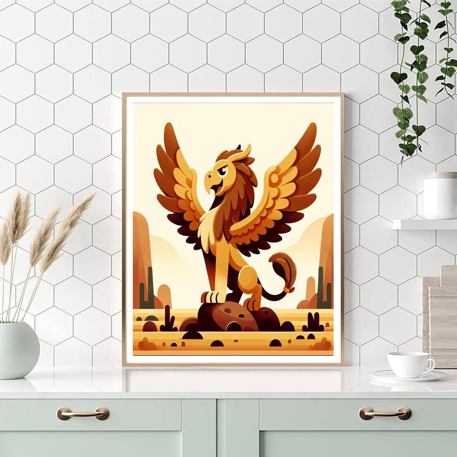 Gallant Gryphon Guard Number Painting