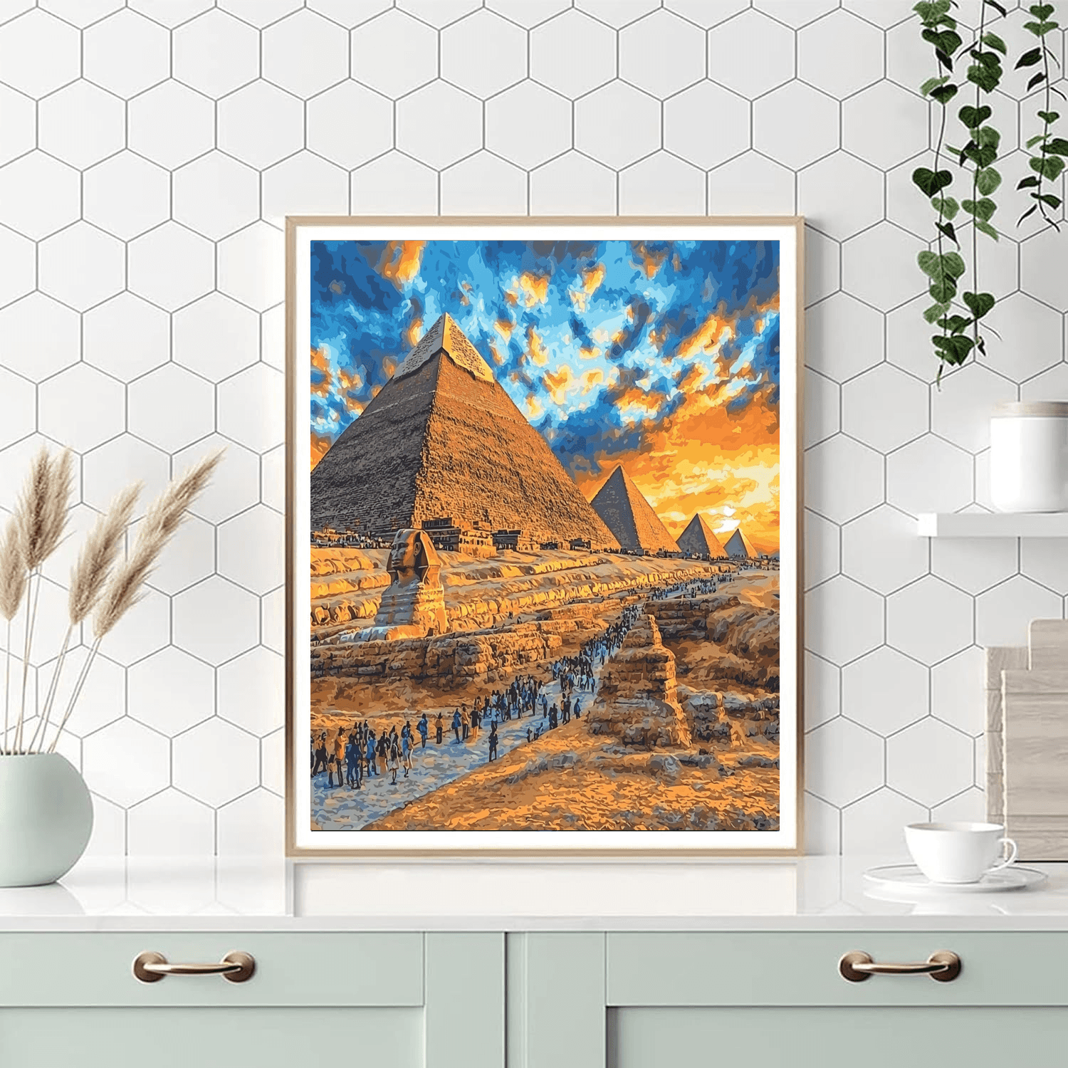 Pyramids Of Giza Paint By Numbers