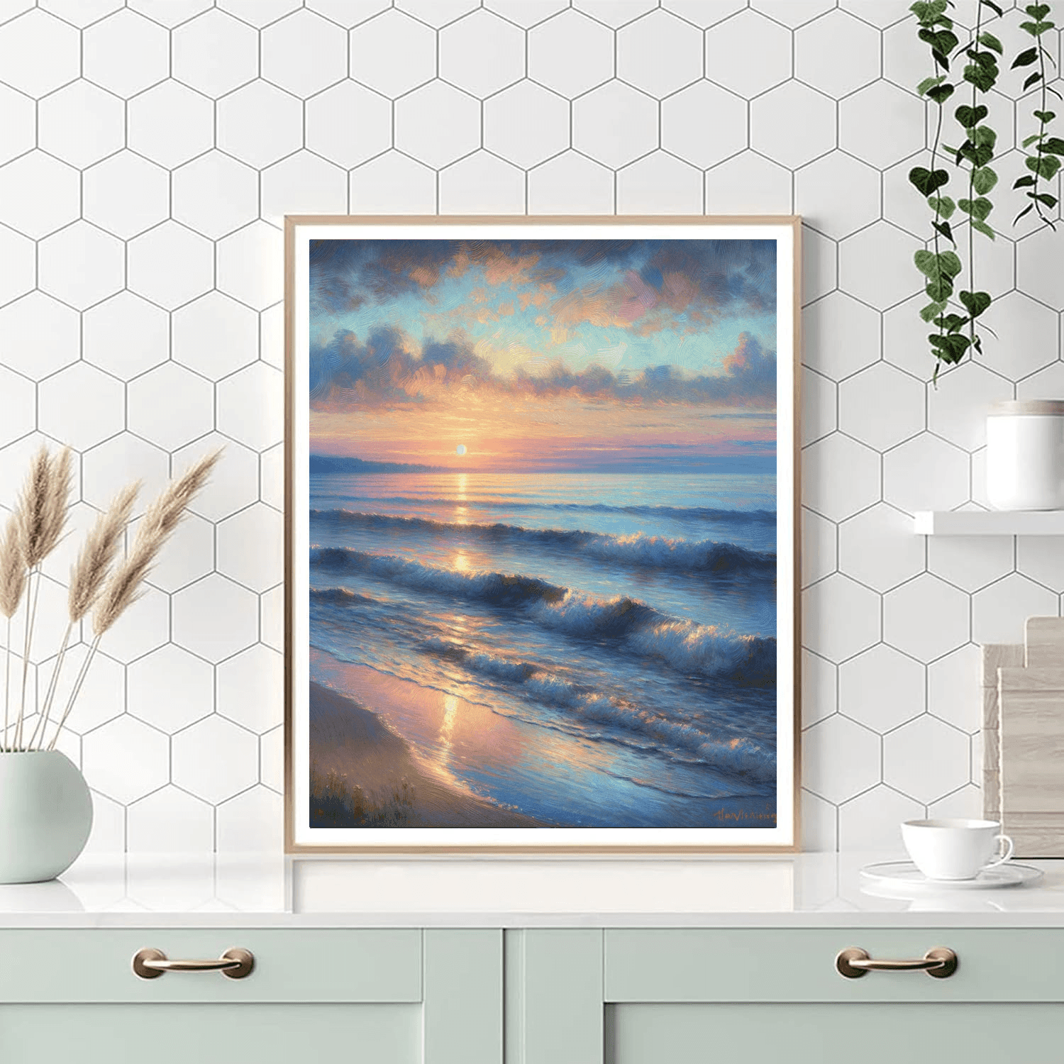 Sea Breeze Scene Paint By Numbers Art
