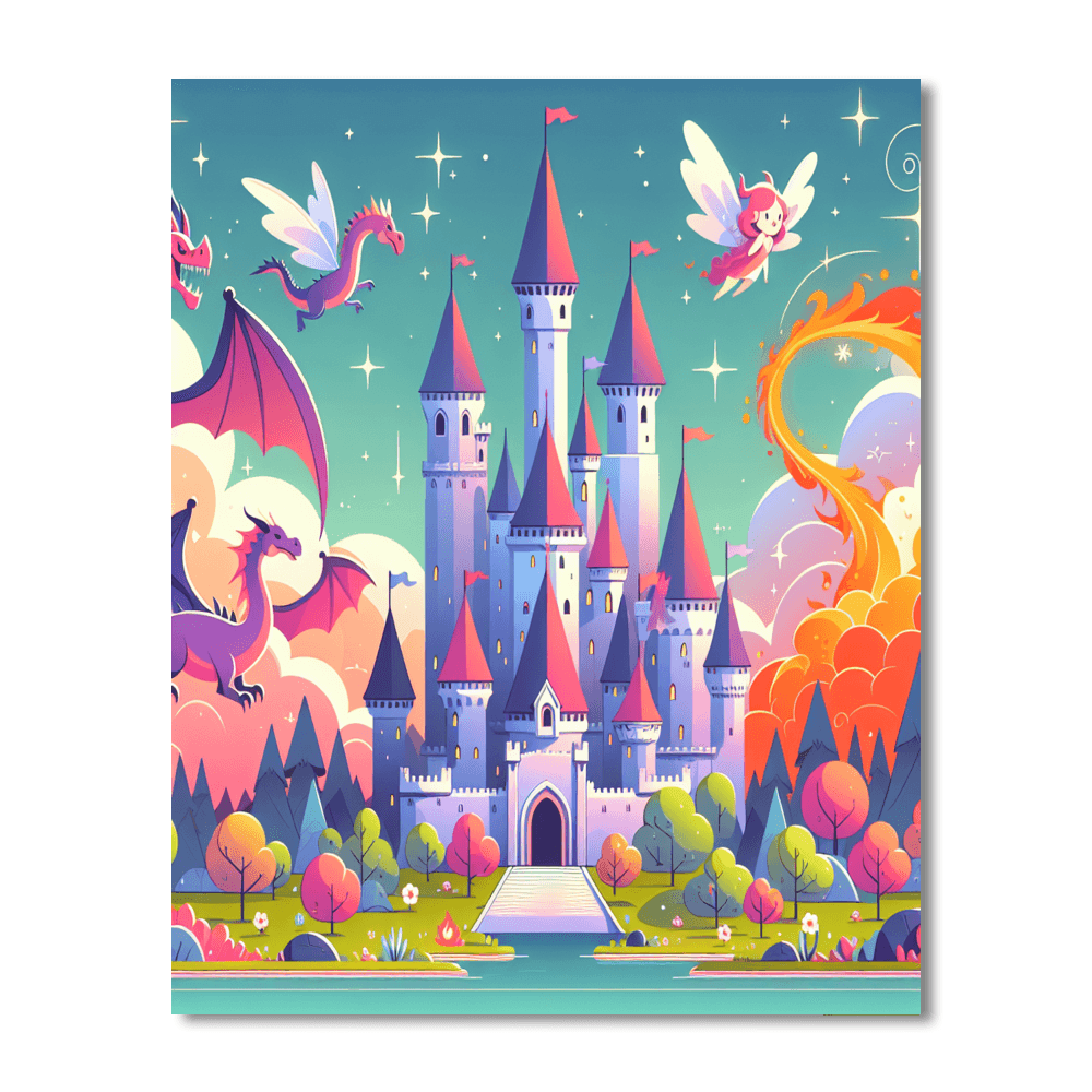 Magic Kingdom Discovery Paint By Color