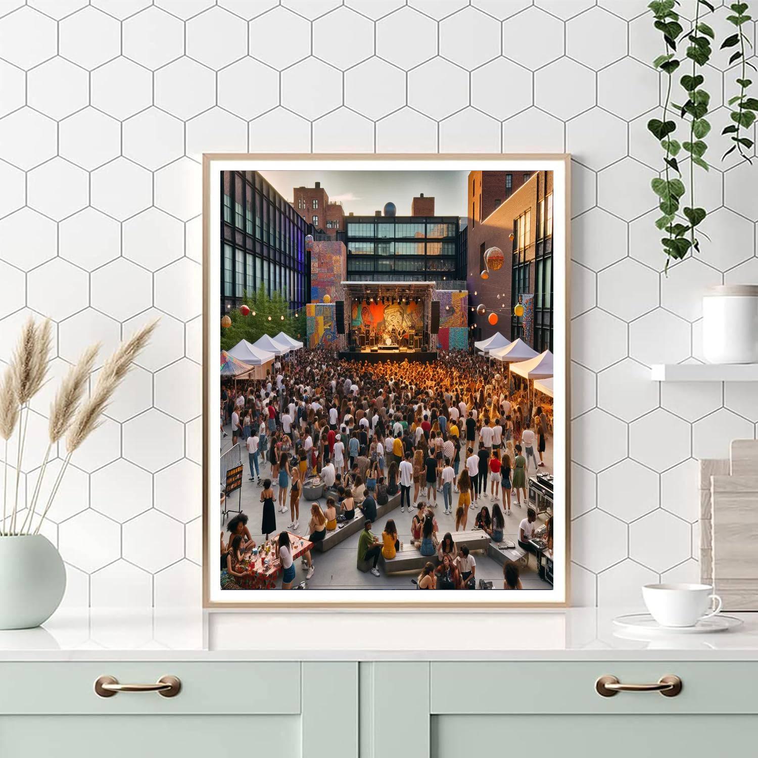 Moma Ps1 Warm Up - New York Paint By Numbers