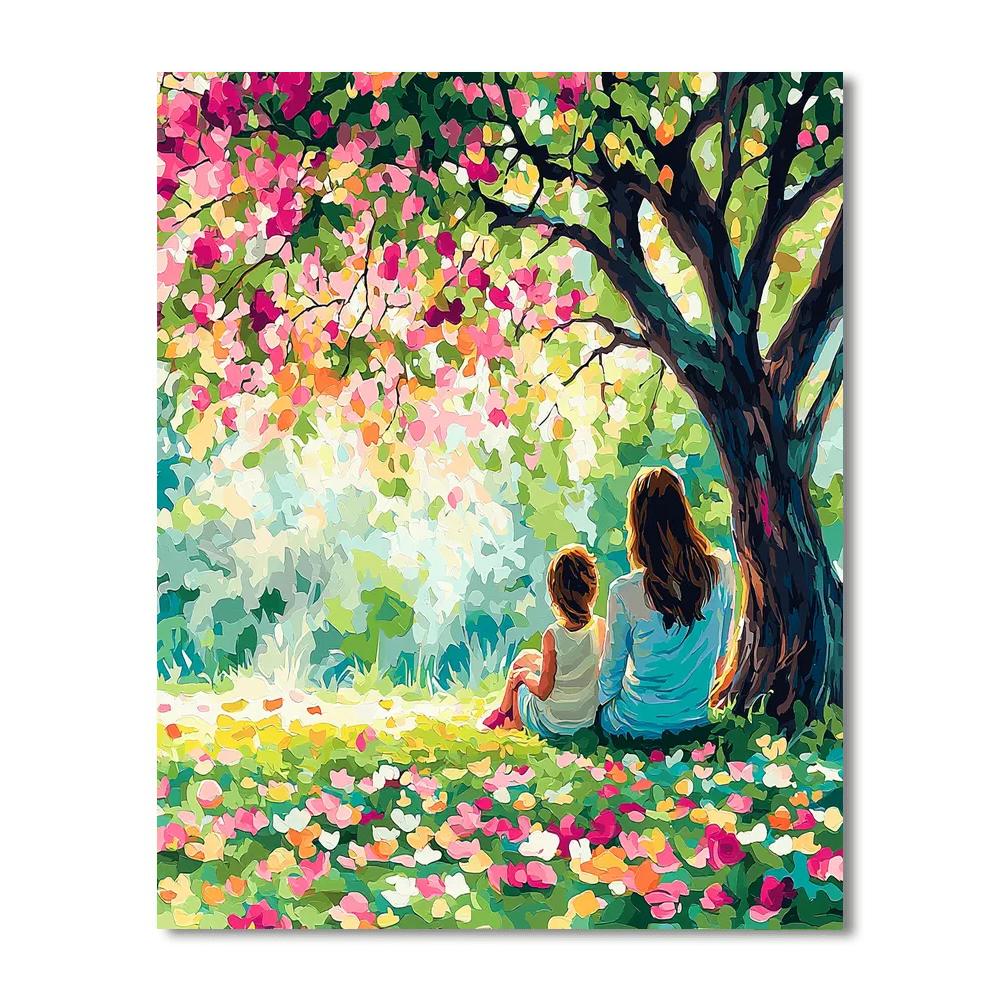 Under The Flowering Tree Number Painting