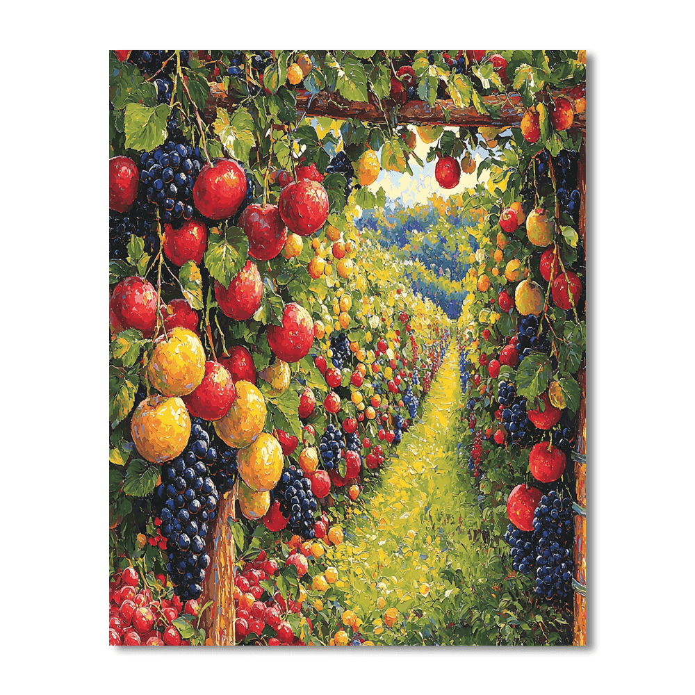 Claude Monet Inspired Bright Orchards  Paint By Numbers Art