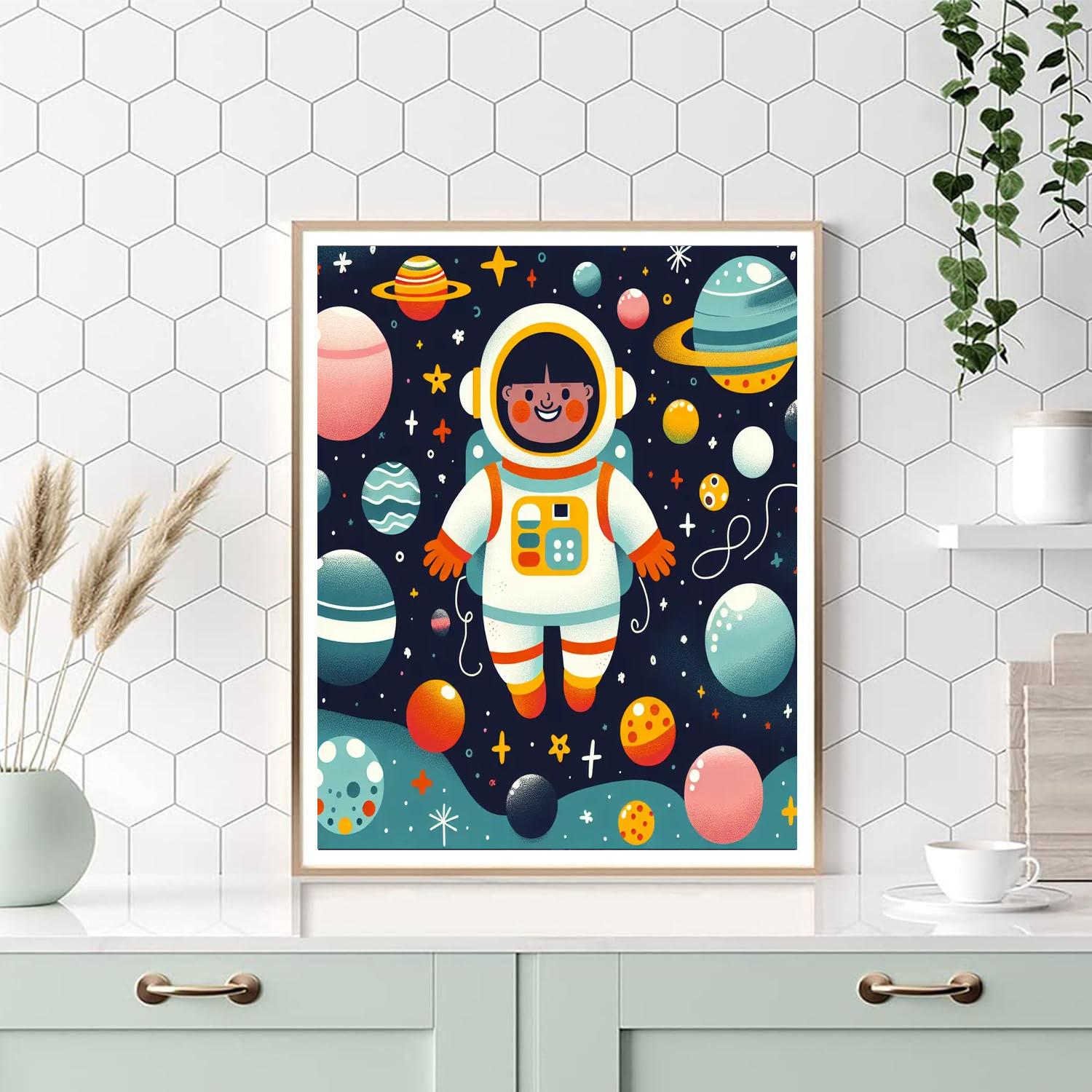 Astro Adventure Map Number Painting