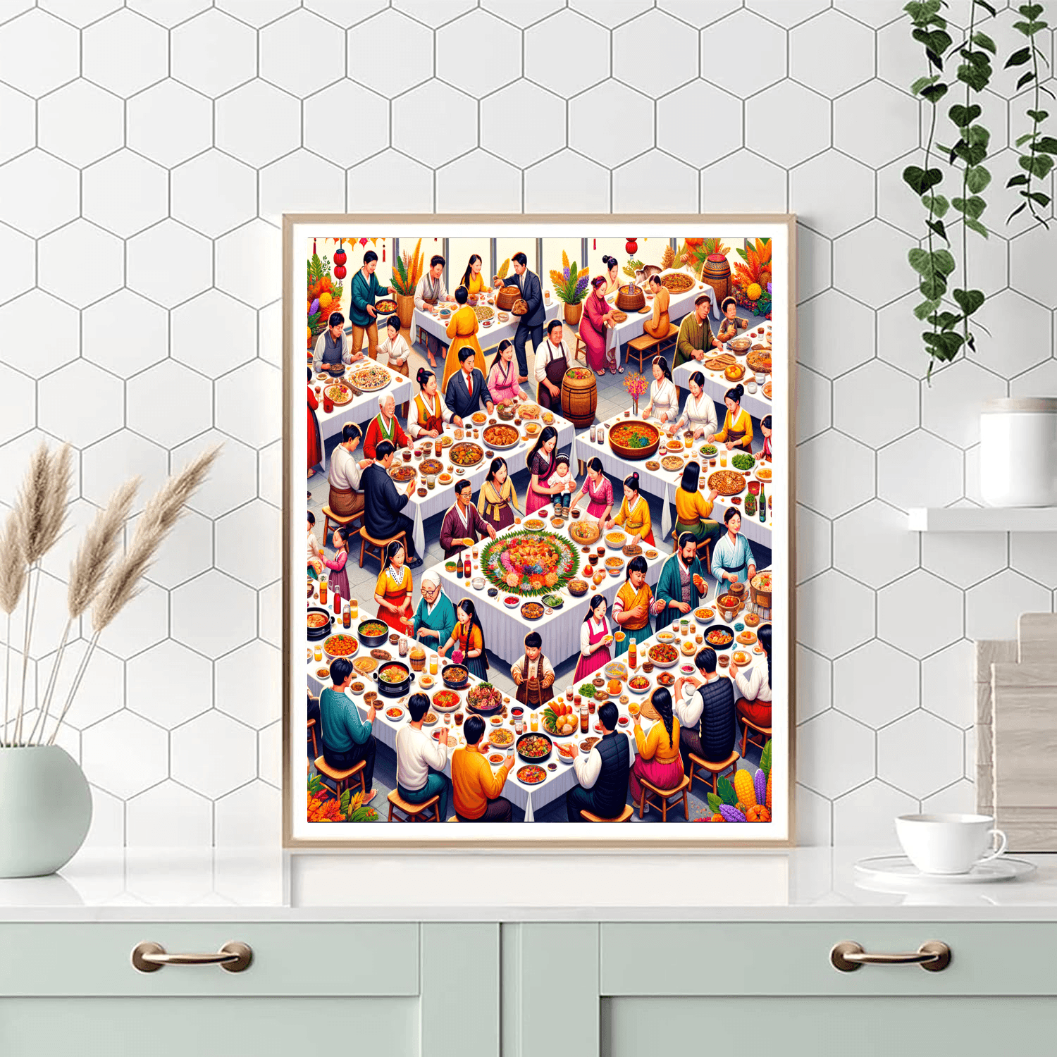 Chuseok Festival Paint By Number