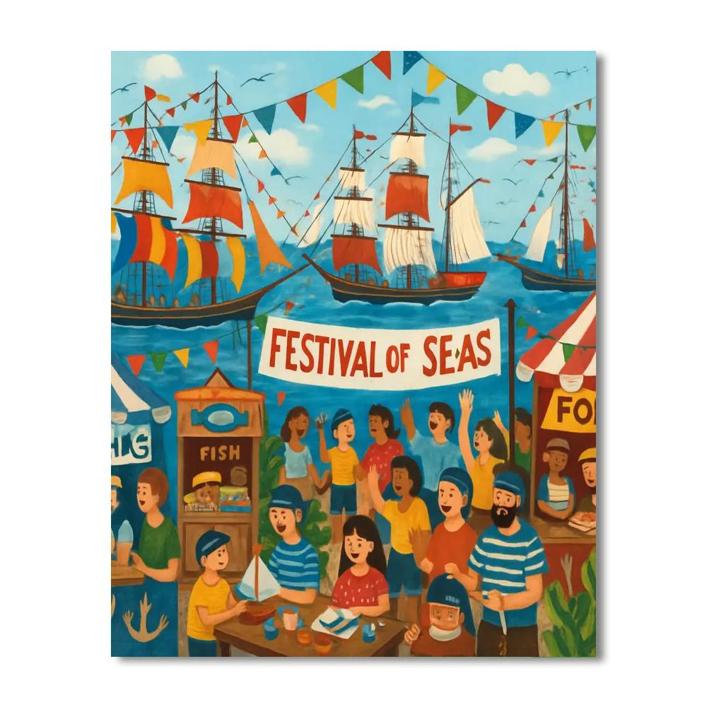 Festival Of The Seas Paint By Number