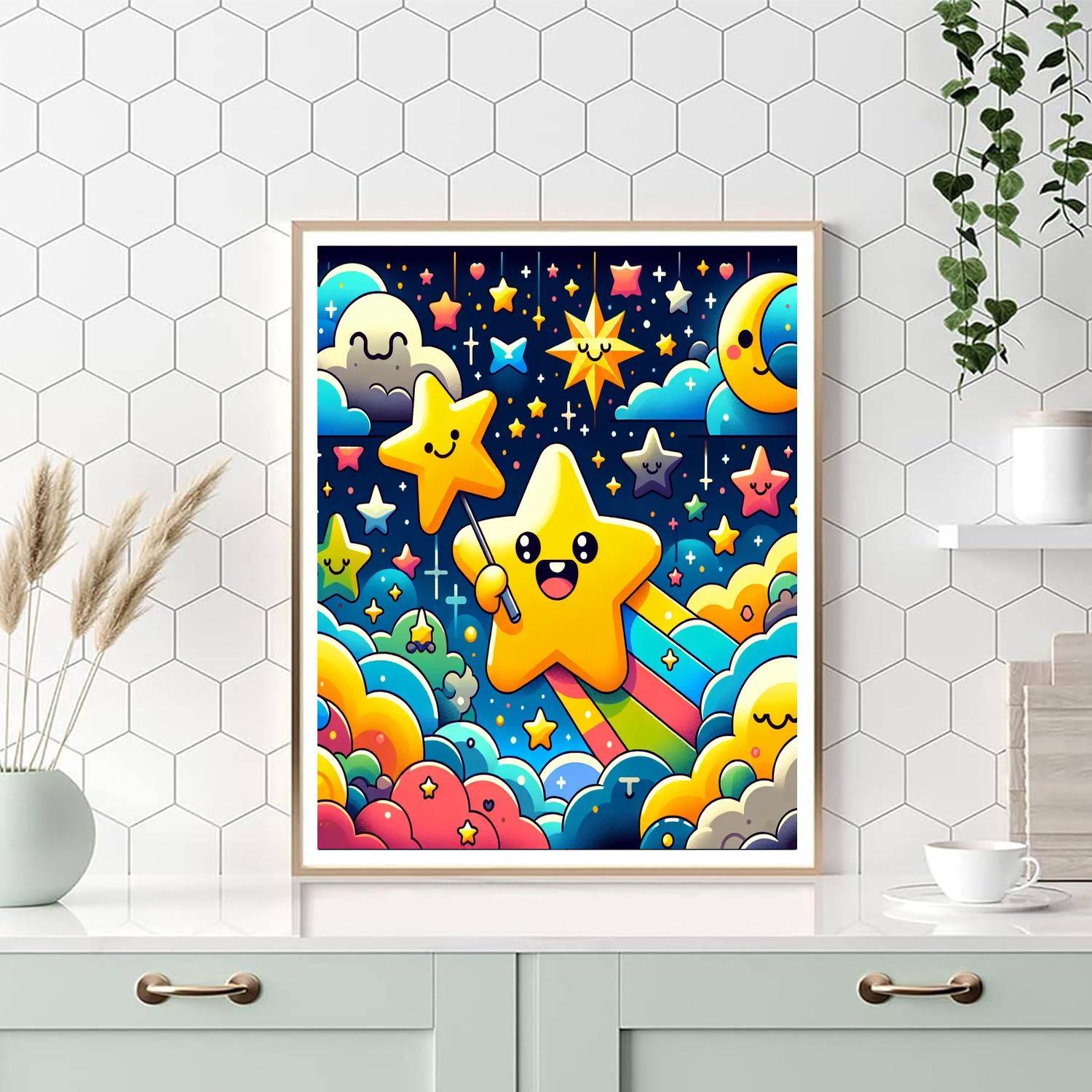 Adventurous Little Star DIY Paint By Numbers