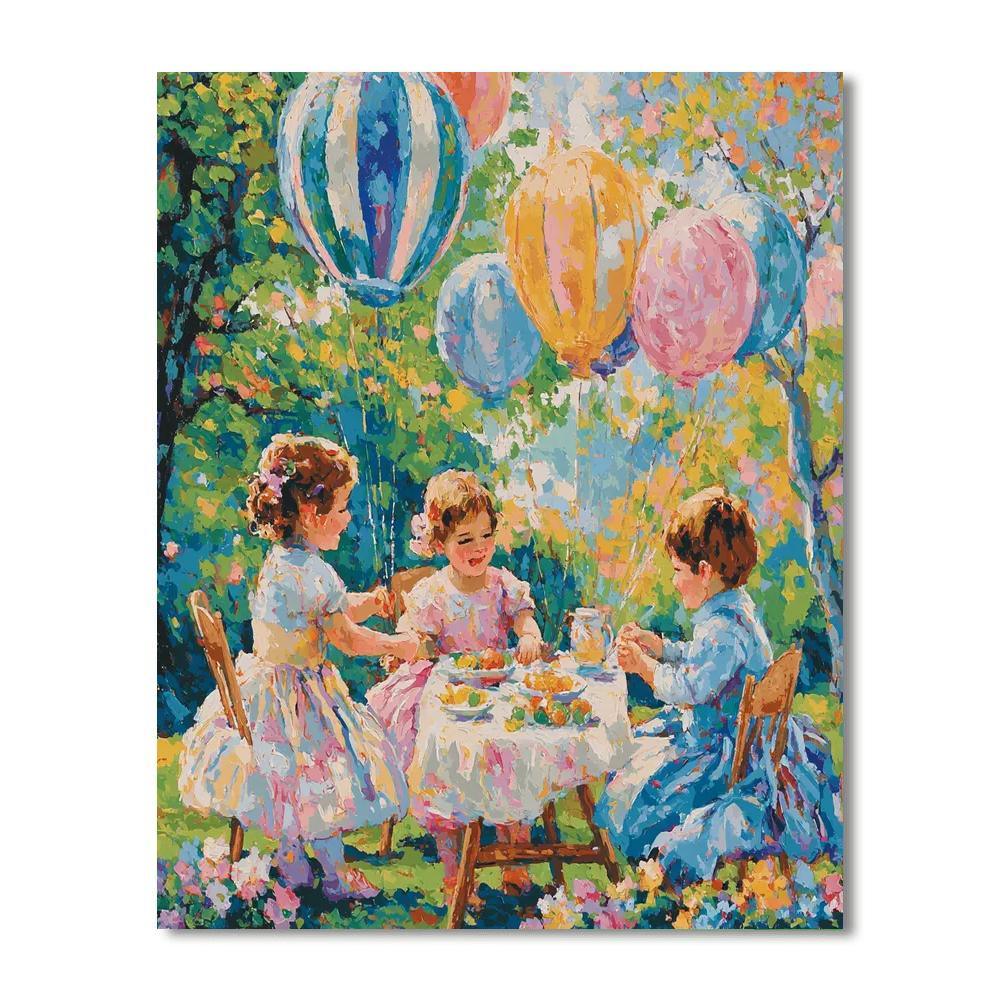 Mary Cassatt Inspired Children's Joy  Paint By Numbers Kits