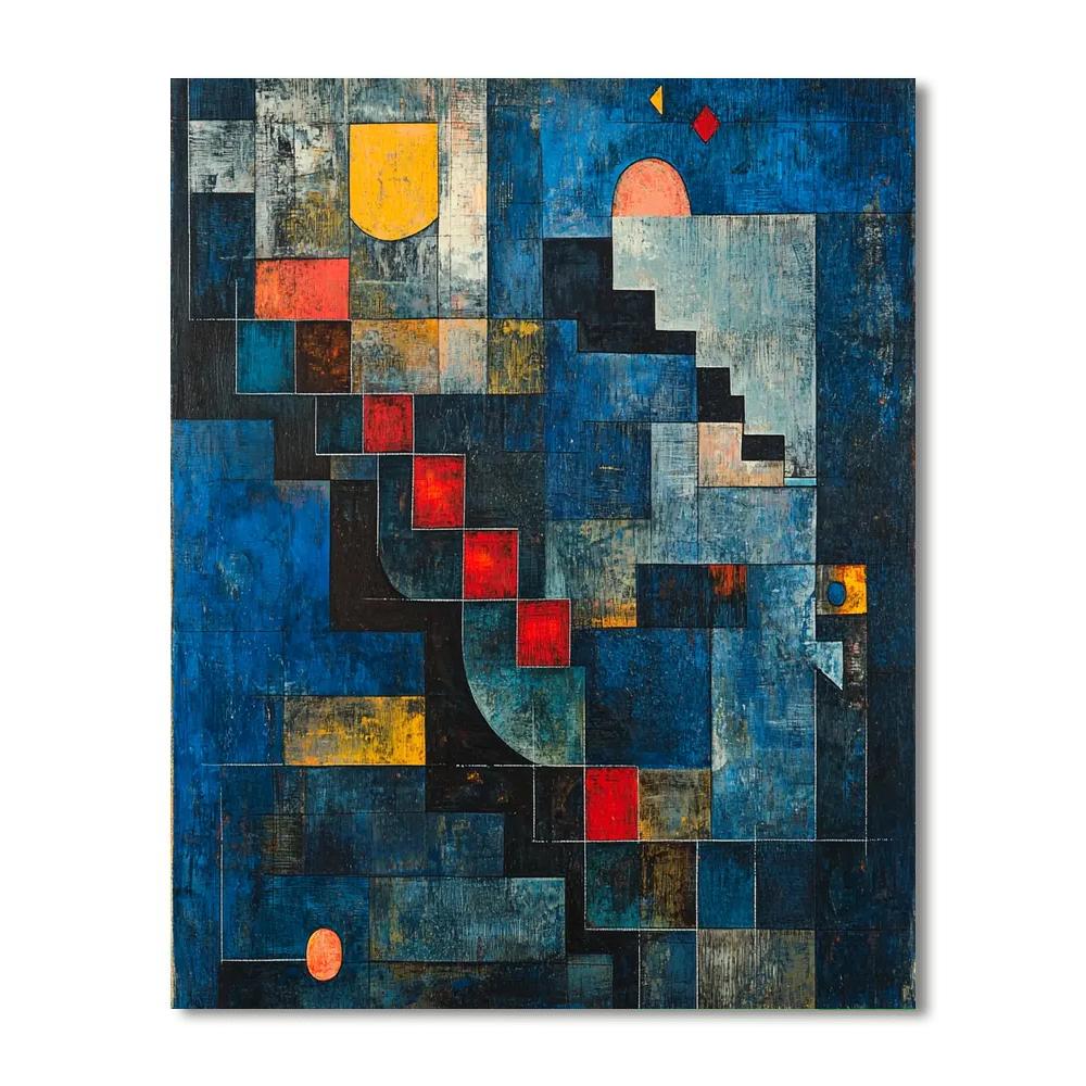 Paul Klee Inspired Exploration Of Form  Paint By Number