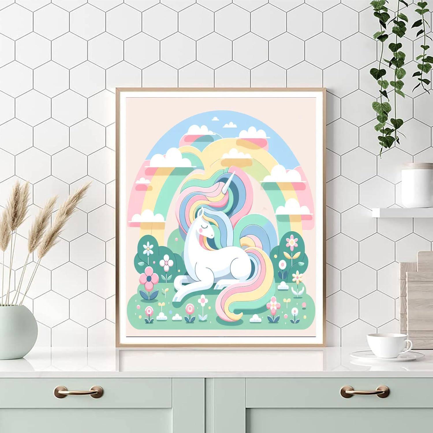 Gentle Unicorn Dreamland Paint By Number