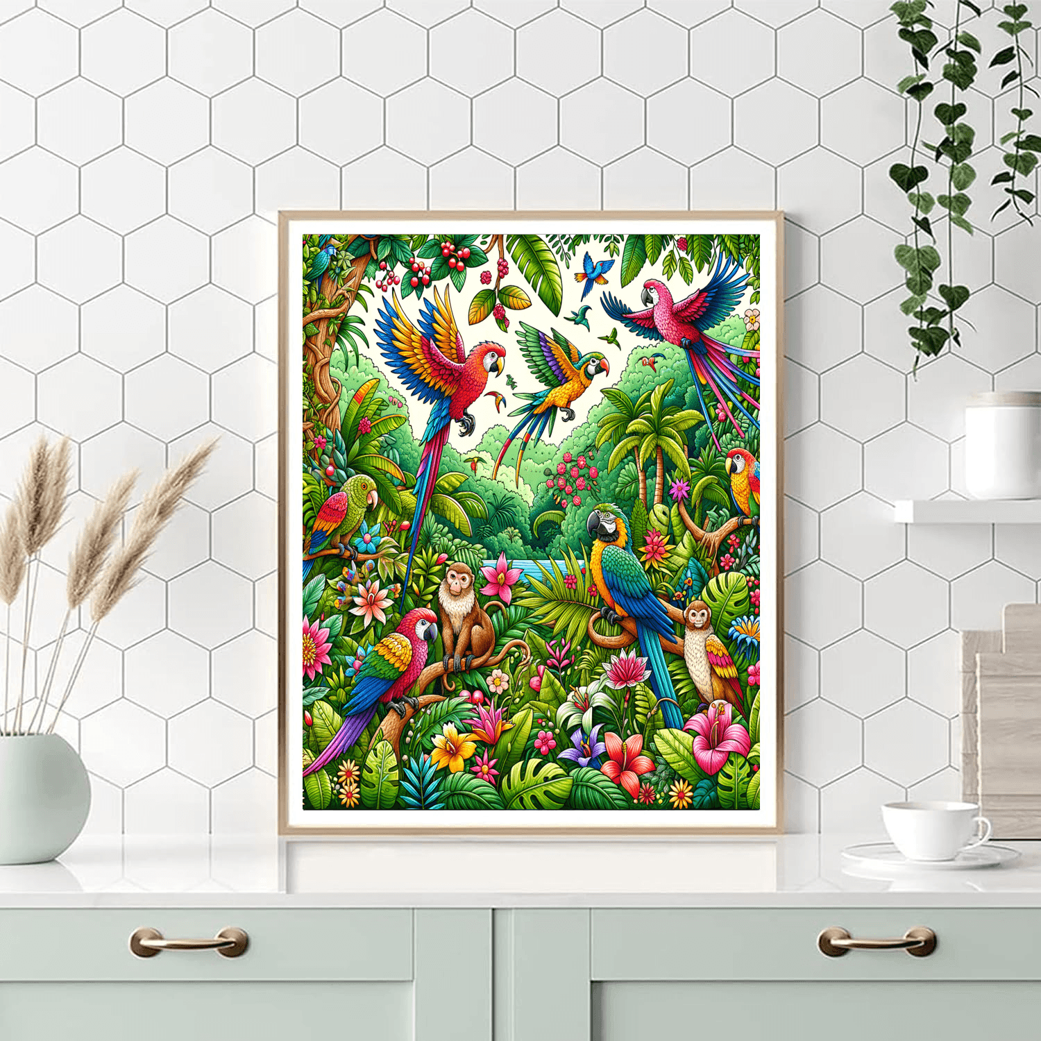 Adventures In The Jungle DIY Paint By Numbers