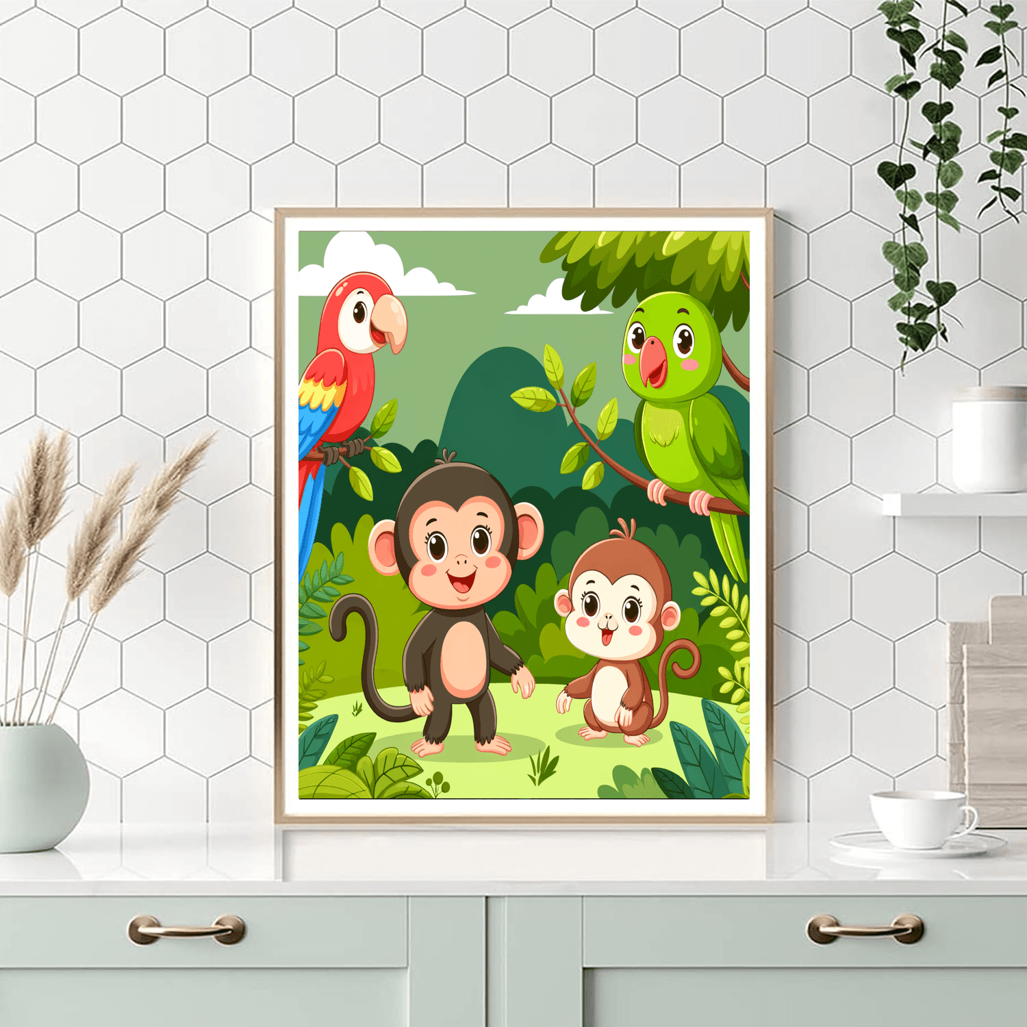Jungle Animals Discovery Paint By Numbers Kits